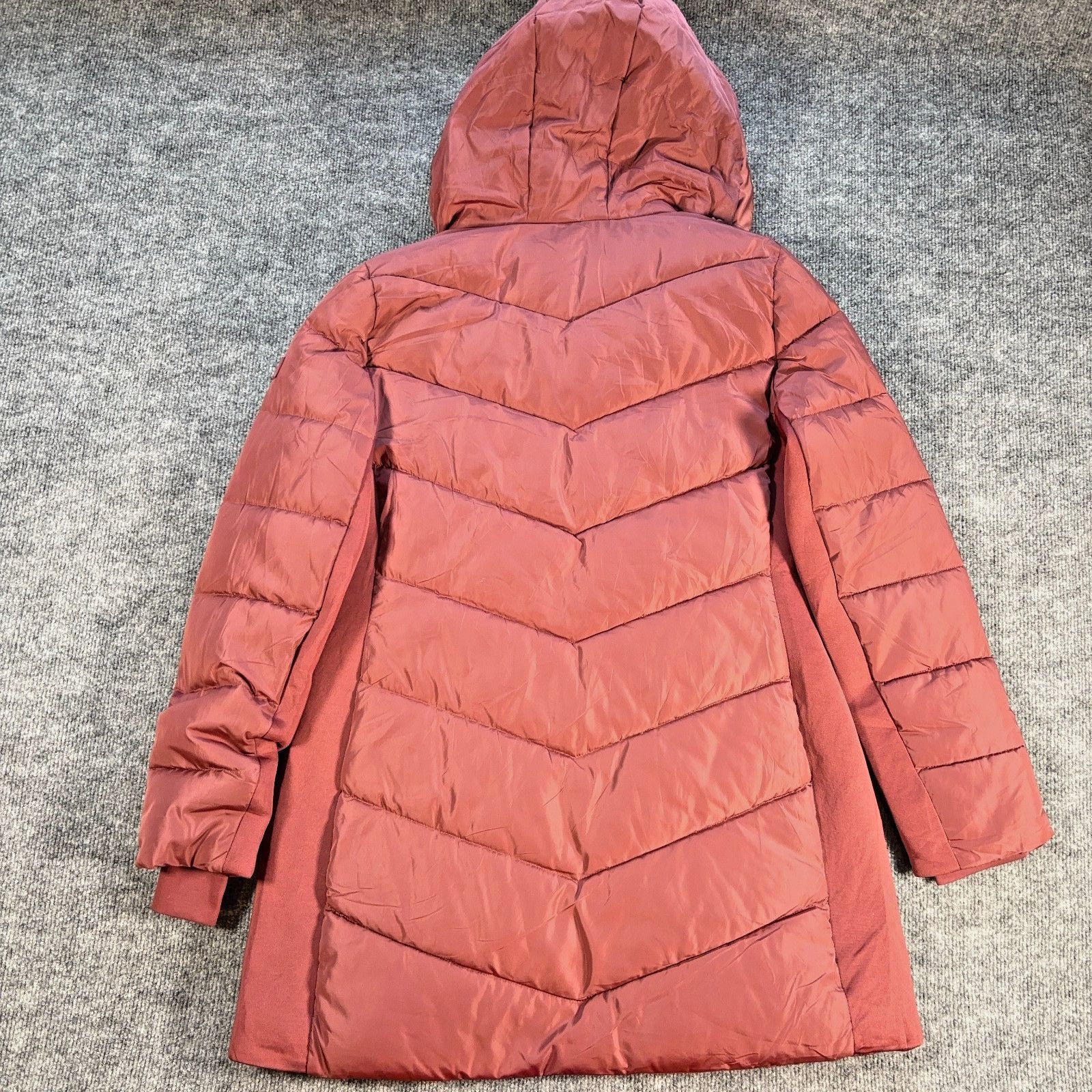 Andrew Marc Andrew Marc Womens Medium Hooded Puffer Coat Mauve Size M / US 6-8 / IT 42-44 - 2 Thumbnail