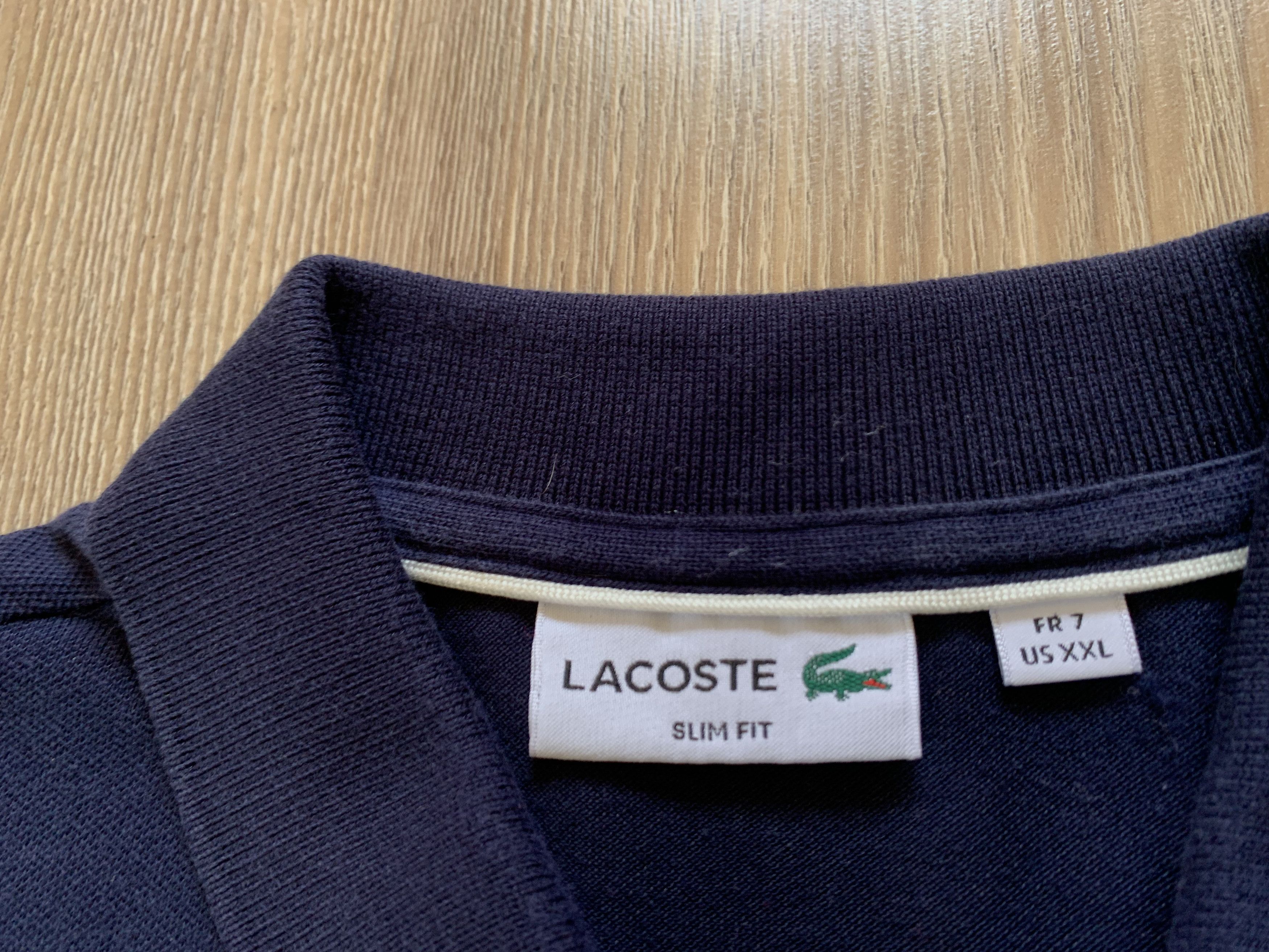 Lacoste × Vintage Lacoste Pocket Long Sleeve Polo Size US XL / EU 56 / 4 - 6 Thumbnail