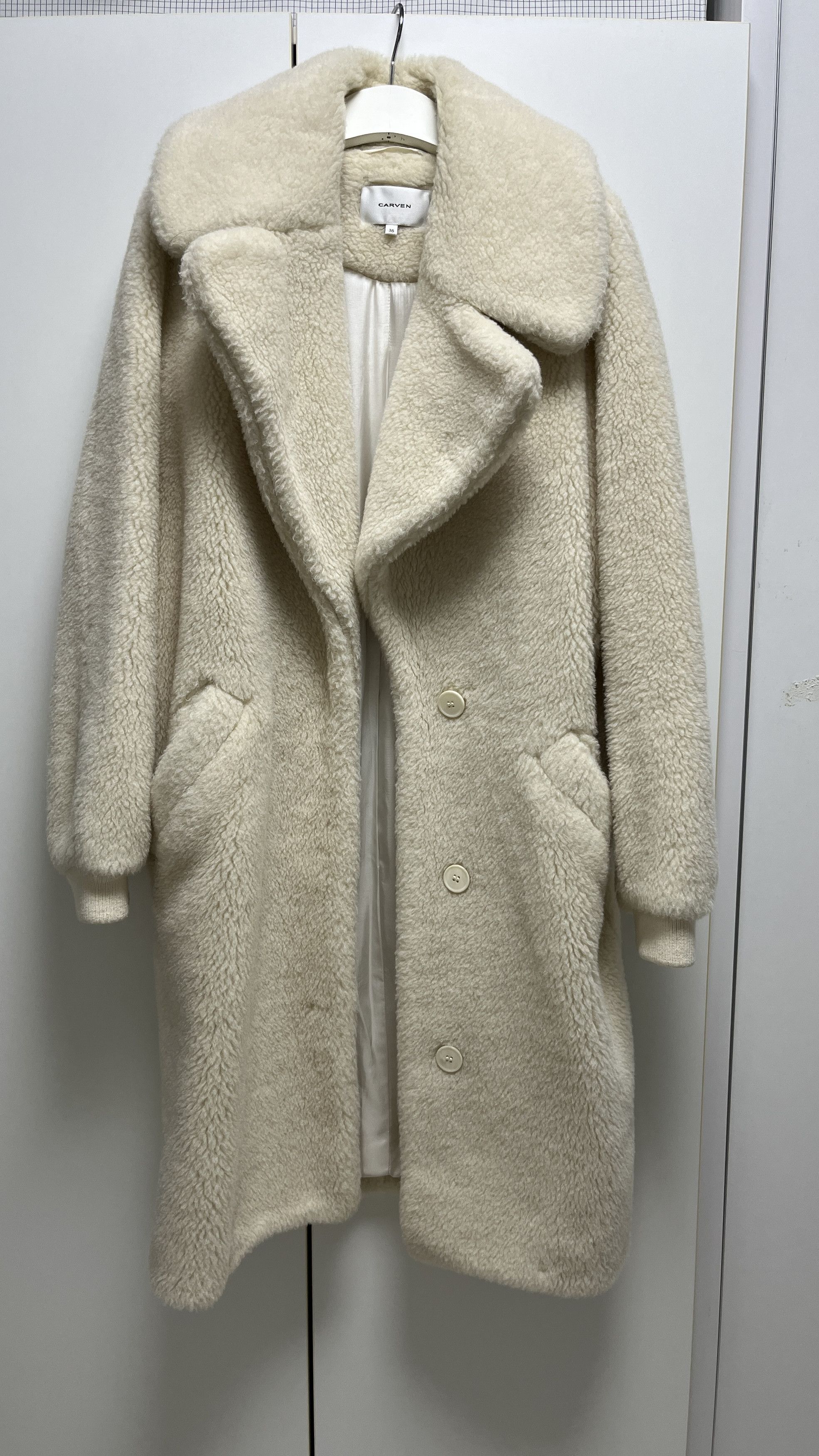 Carven CARVEN ALPACA FUR JACKET SUPER WARM Size XS / US 0-2 / IT 36-38 - 1 Thumbnail