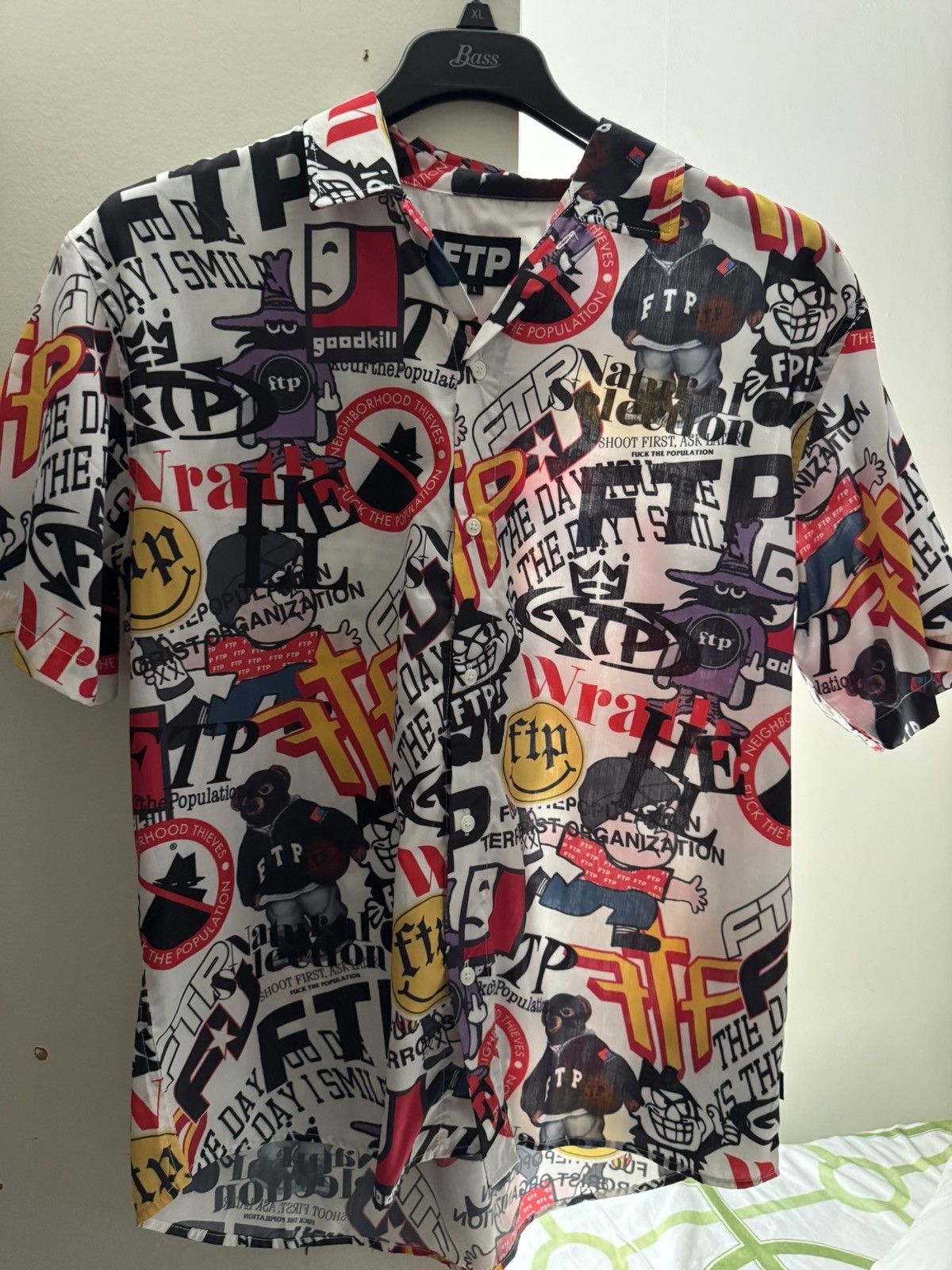 Fuck The Population Archive Logo Button Up Size US L / EU 52-54 / 3 - 1 Thumbnail