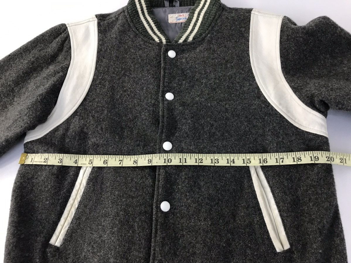 Japanese Brand Vtg Jantzen Varsity Jacket Wool Distressed Snap Button Up Size US M / EU 48-50 / 2 - 15 Thumbnail