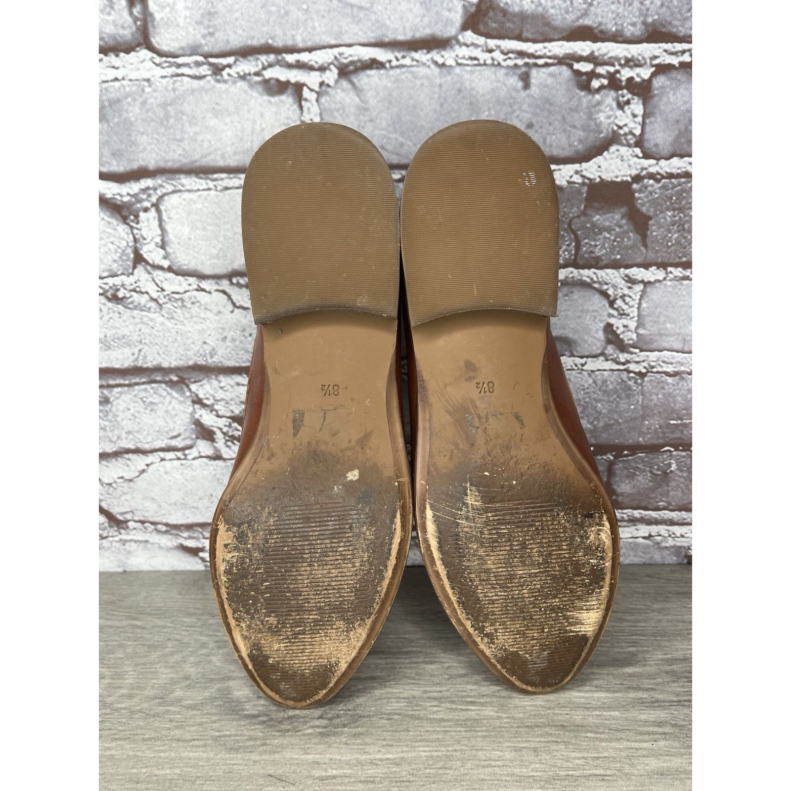 Madewell Madewell Frances Leather Loafers Burnished Mahogany Slip-On Size US 8.5 / IT 38.5 - 7 Thumbnail