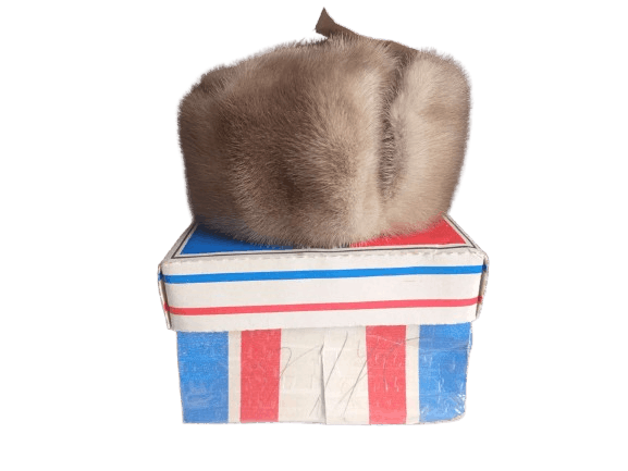 Other Hat Men’s Mink Ushanka Gray Size M 57 Size ONE SIZE - 4 Thumbnail