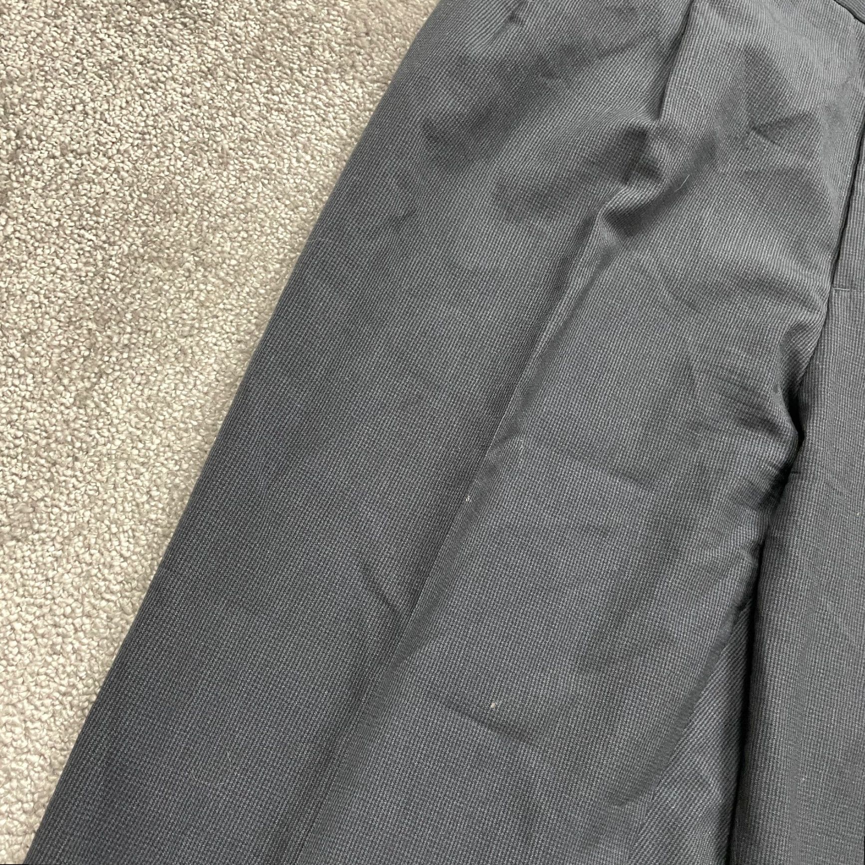 Lands' End VINTAGE Lands' End Wool Dress Pants Mens 38 Gray Straight Fit Business Casual Formal 30in Size US 38 / EU 54 - 3 Thumbnail