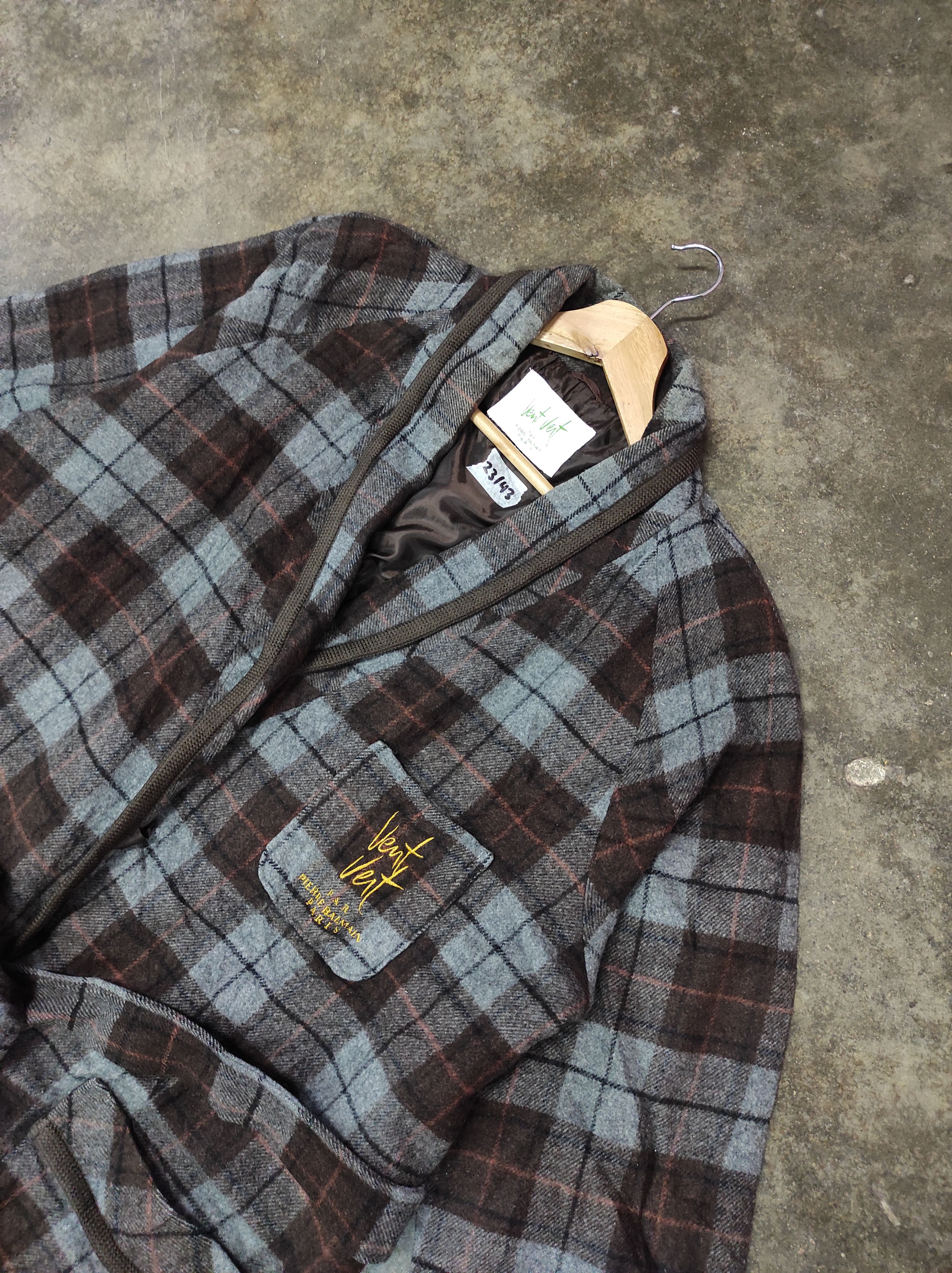 Pierre Balmain VENT VENT PAR PIERRE BALMAIN PARIS PLAID ROBE JACKET Size US M / EU 48-50 / 2 - 2 Thumbnail