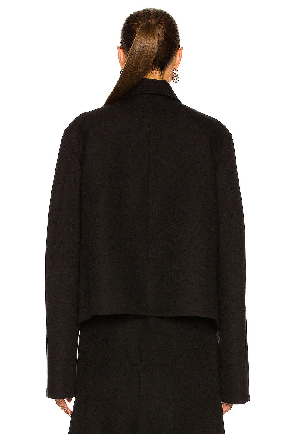 Balenciaga o1bcso1str1124 Deconstructed Jacket in Black Size M / US 6-8 / IT 42-44 - 3 Thumbnail