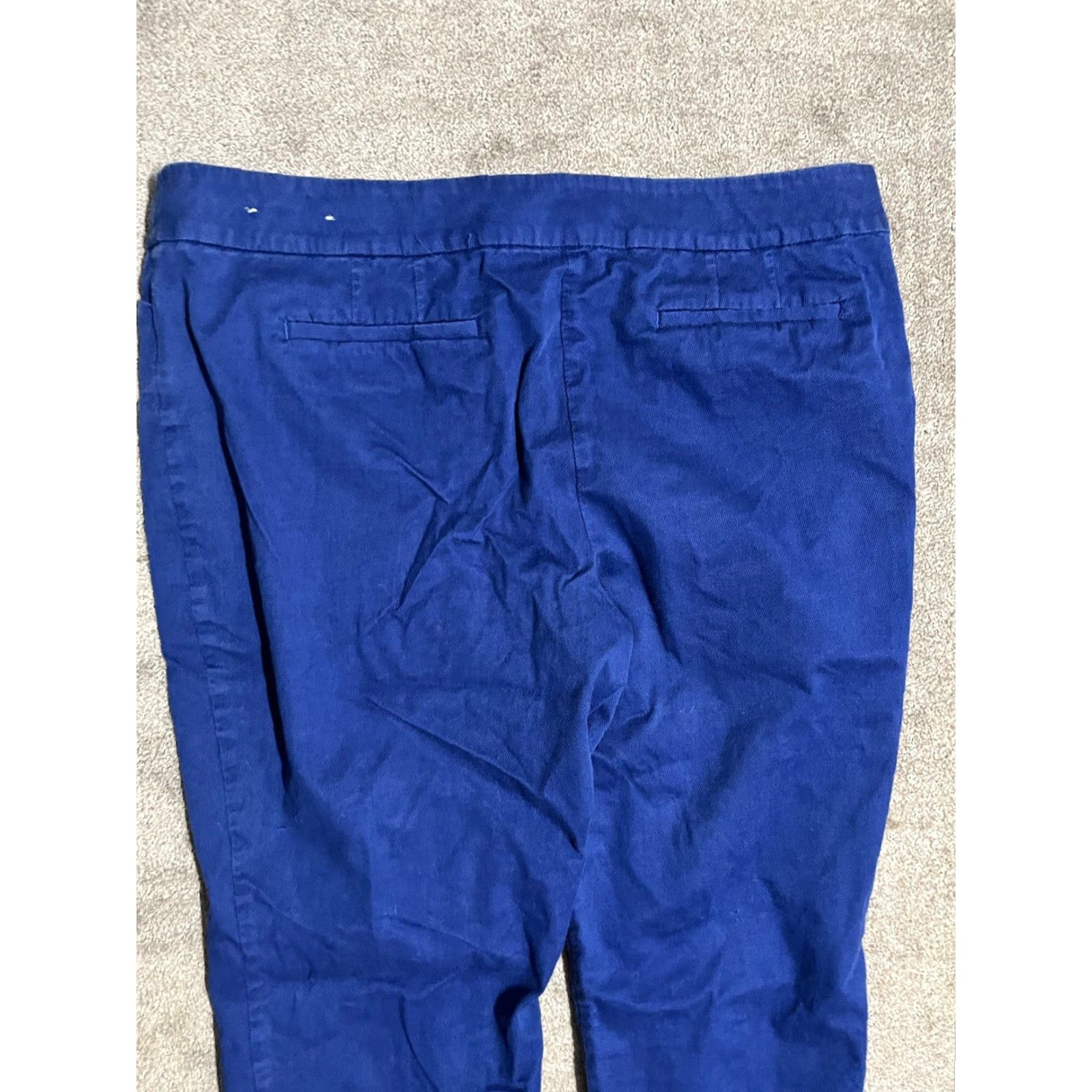 Ann Taylor VINTAGE Ann Taylor LOFT Women’s Capris Size 18 Regular Cotton Blue Solid Casual Pants Size ONE SIZE - 4 Thumbnail