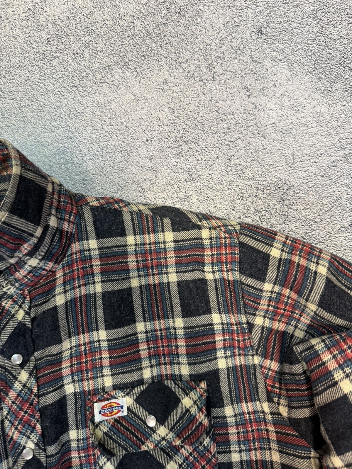 Dickies Vintage Dickies Flannel Shirt Jacket Quilted Lined Mens L Size US L / EU 52-54 / 3 - 17 Thumbnail