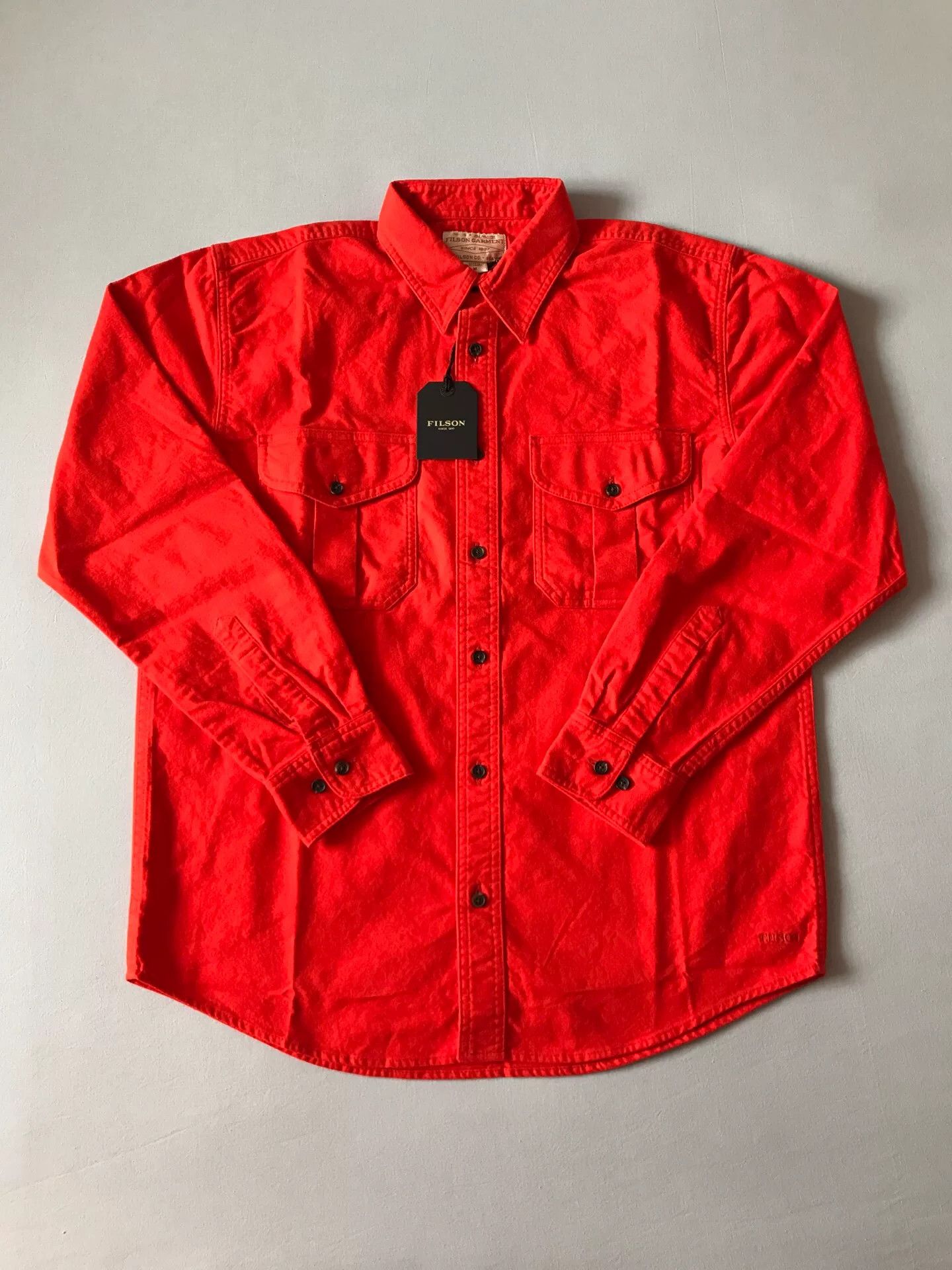 Filson Filson Flame Red Heavyweight Flannel Work Shirt Size US M / EU 48-50 / 2 - 1 Thumbnail