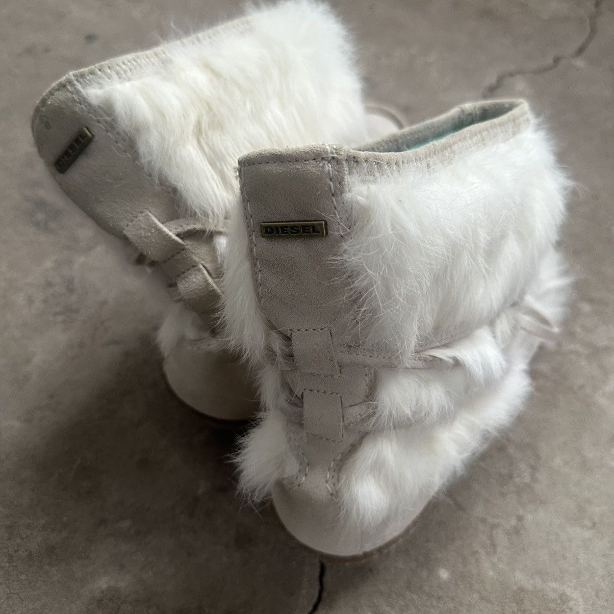 Diesel Vintage Diesel Fur Boots Rick Owens Style Size US 5.5 / IT 35.5 - 9 Thumbnail