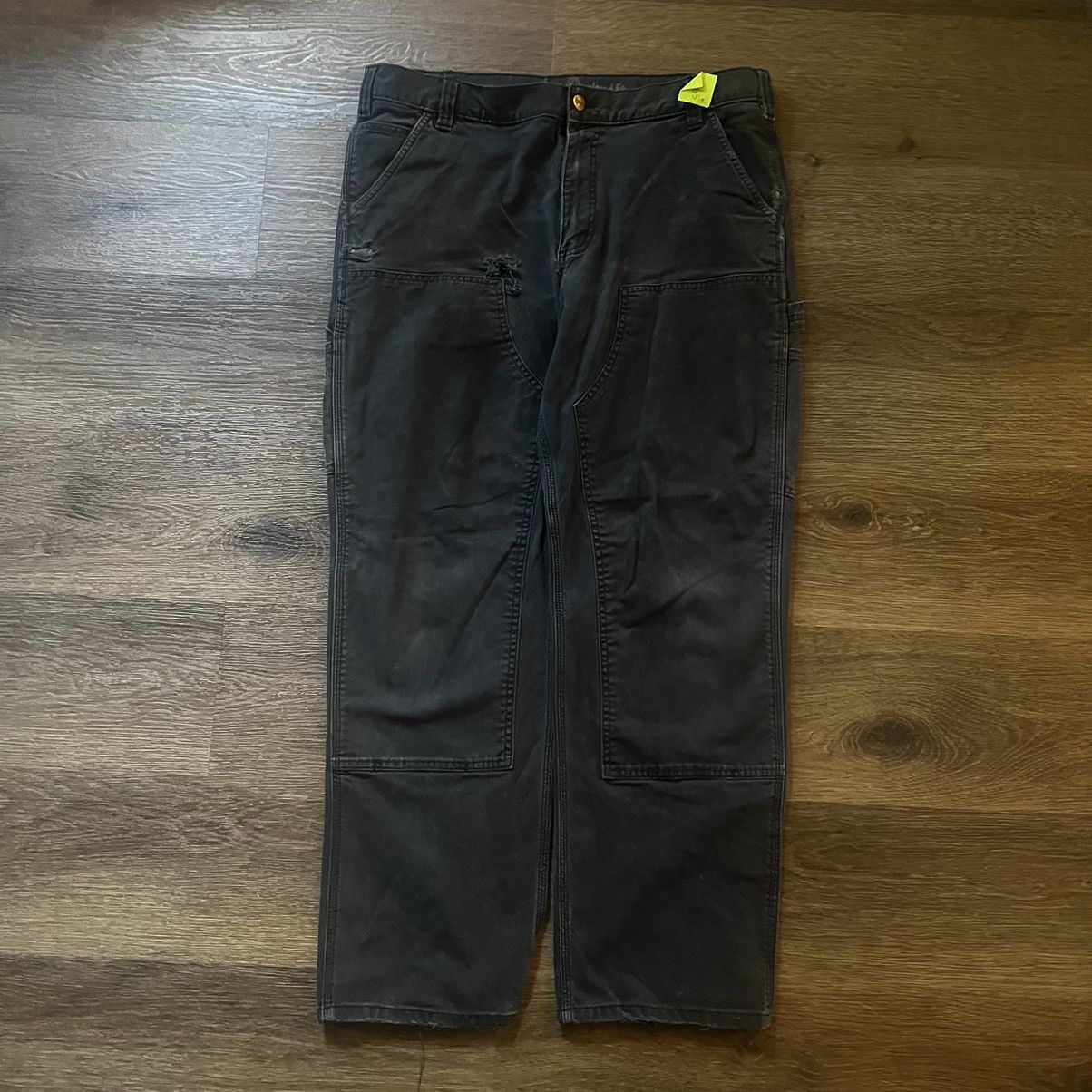 Carhartt Relaxed Fit Black Carhartt Pants 38x32 Size US 38 / EU 54 - 1 Thumbnail
