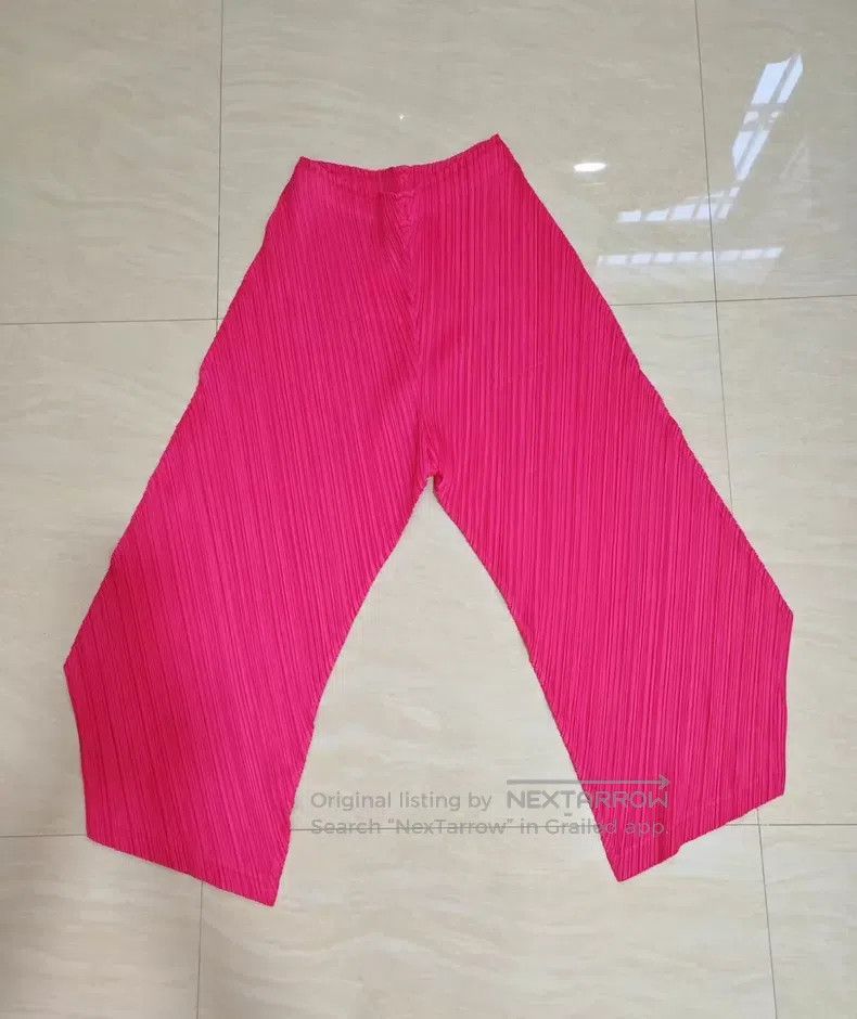 Issey Miyake Issey Miyake size:3 Ruched Irregular Pants Size 31" - 1 Thumbnail