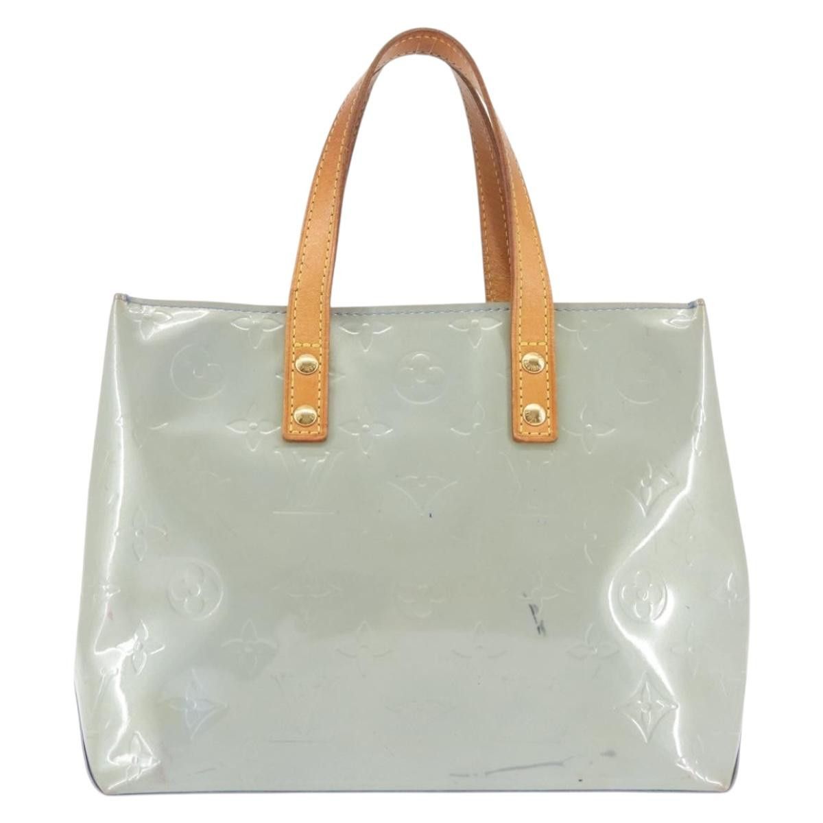 Louis Vuitton LOUIS VUITTON Monogram Vernis Reade PM Hand Bag Lavande Size ONE SIZE - 3 Thumbnail