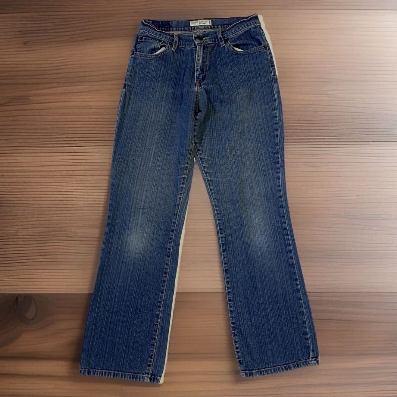 Levi's Levis 550 Jeans Womens Blue Relaxed Bootcut Medium Wash Denim Casuals sz 8 med Size 30" / US 8 / IT 44 - 2 Thumbnail