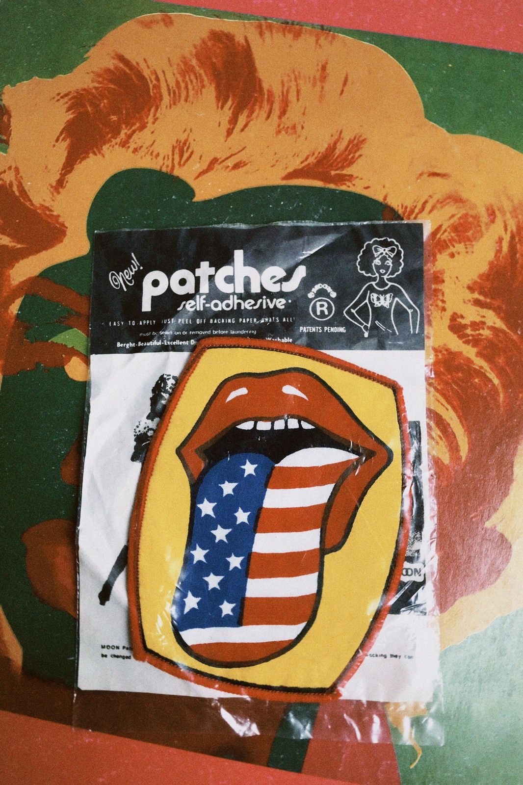 Band Tees × Hysteric Glamour × Le Grande Bleu (L.G.B.) Vintage The Rolling Stone Patches Its Only Rock N’ Roll Patc Size ONE SIZE - 8 Thumbnail