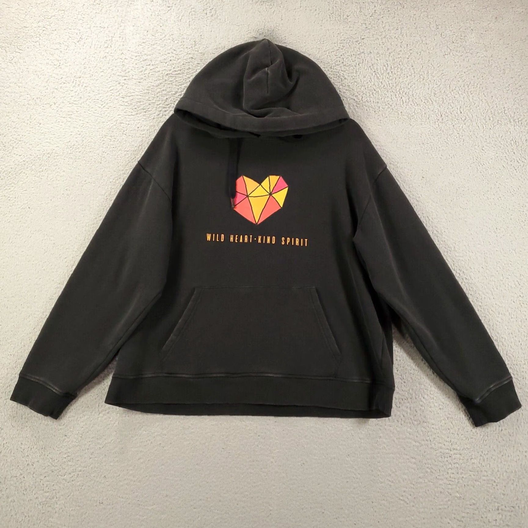 Vintage Zyia Hoodie Womens XL Diamond Wild Heart Kind Spirit Graphic Print Sweatshirt Size XL / US 12-14 / IT 48-50 - 4 Thumbnail