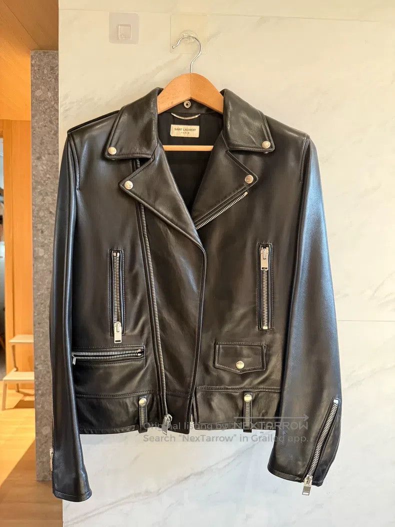 Saint Laurent Paris Motorcycle leather jacket