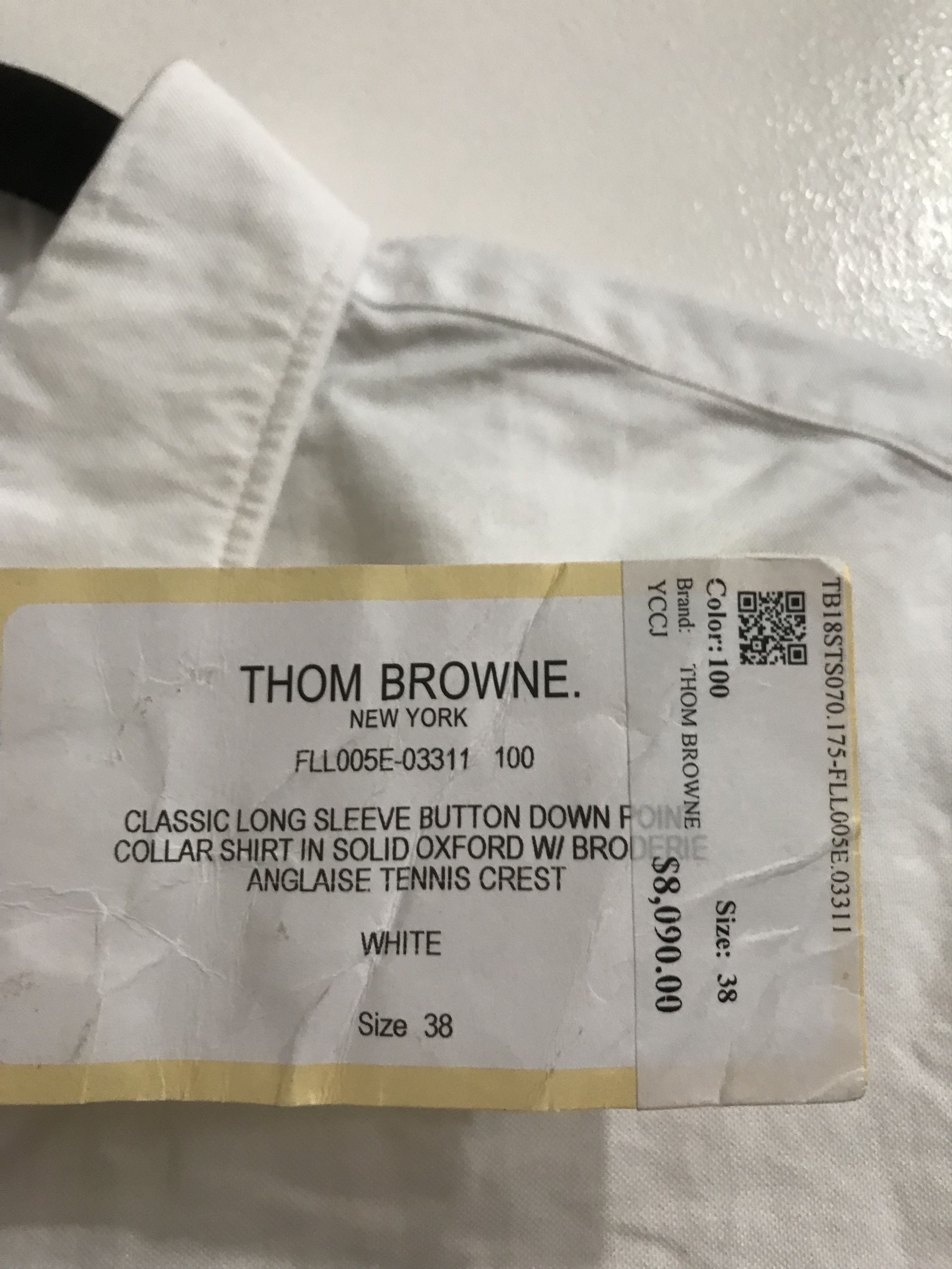 Thom Browne Rare Thom Browne Button Down Longsleeve with Tennis Crest Size US XS / EU 42 / 0 - 6 Thumbnail