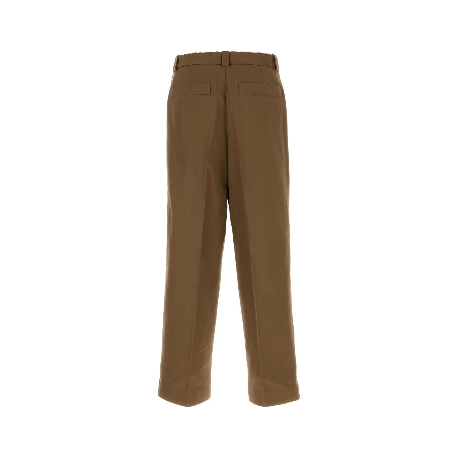 Jil Sander JIL SANDER Brown Twill Pants New & Authentic (Men's size:US Size US 32 / EU 48 - 2 Thumbnail