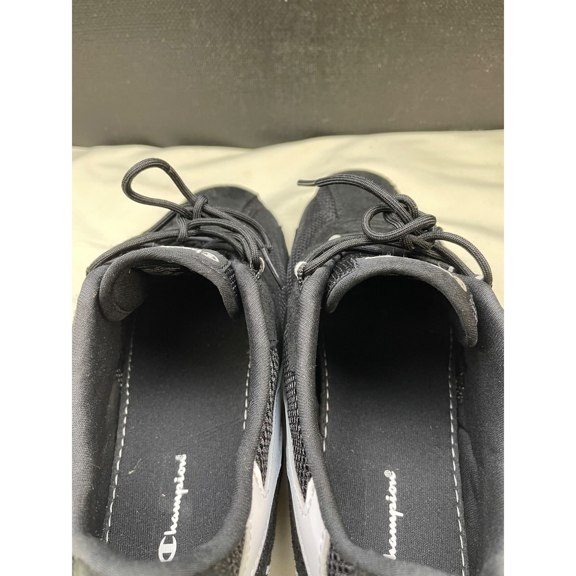 Champion Champion Womens Black White Sneakers Shoes Size 10 SKU 6823 Size US 10 / IT 40 - 6 Thumbnail