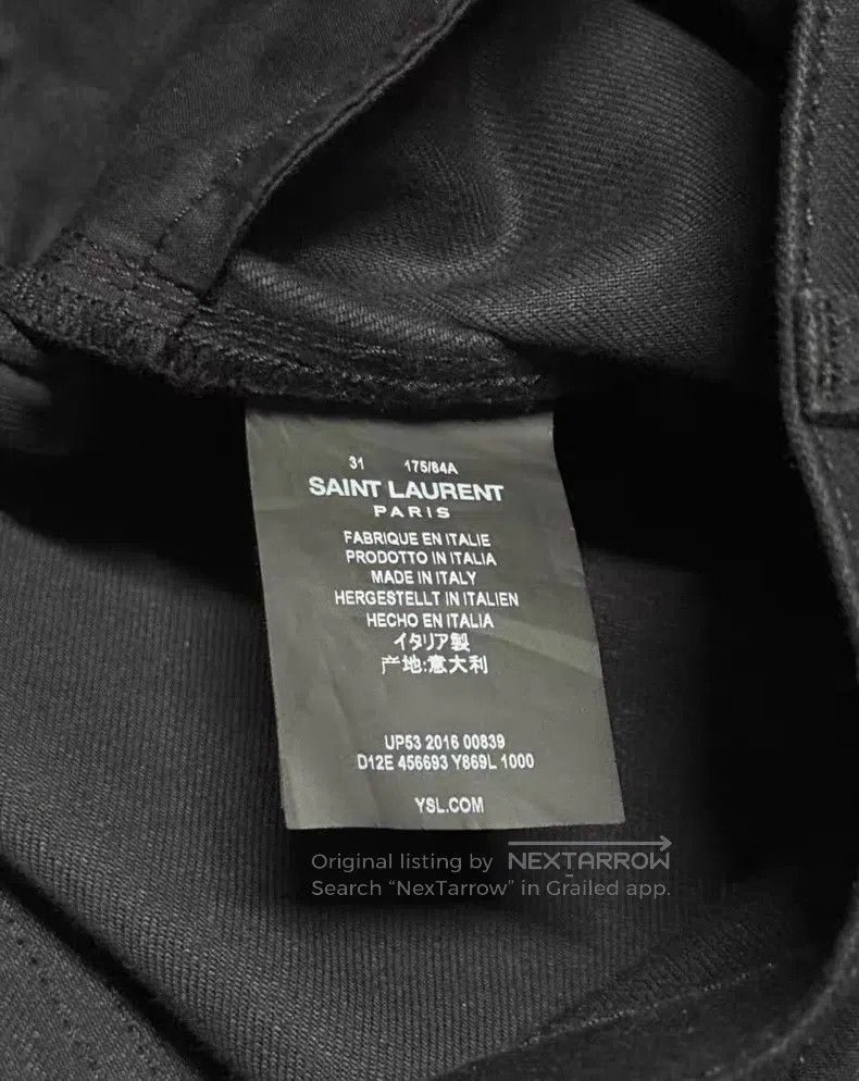 Saint Laurent Paris #REF! Size US 31 - 6 Thumbnail
