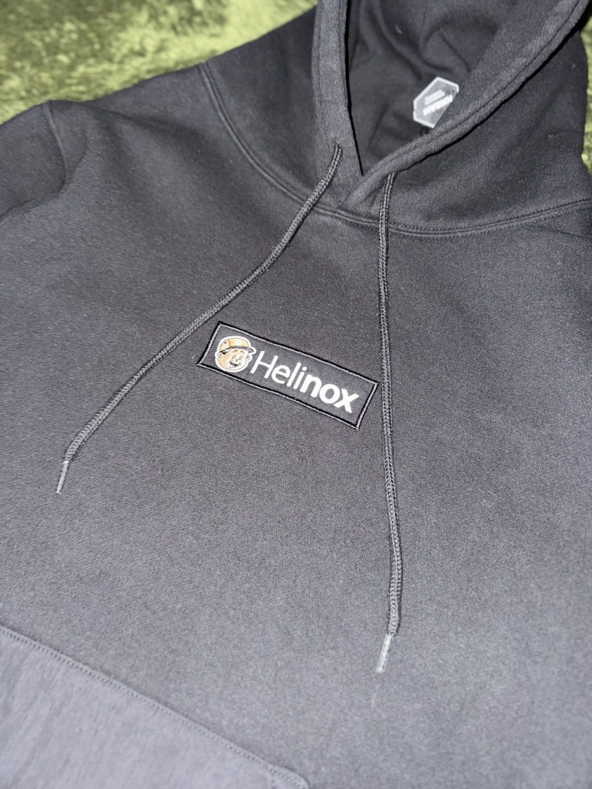 Japanese Brand [M] Helinox x BDNS Box Logo Hoodie Black Size US M / EU 48-50 / 2 - 2 Thumbnail