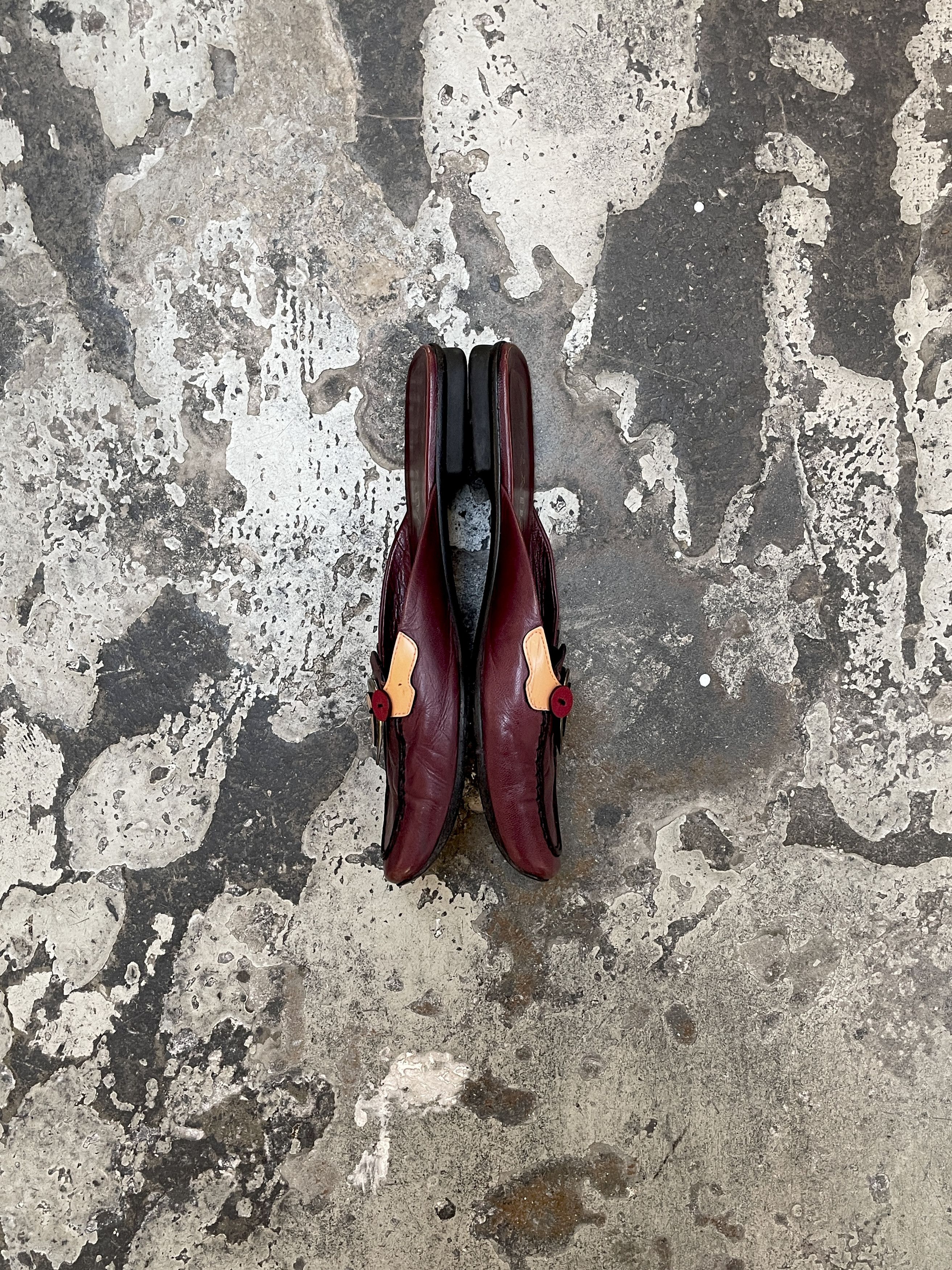 Prada Prada S/S 2000 Heart Metal Mules | Grailed