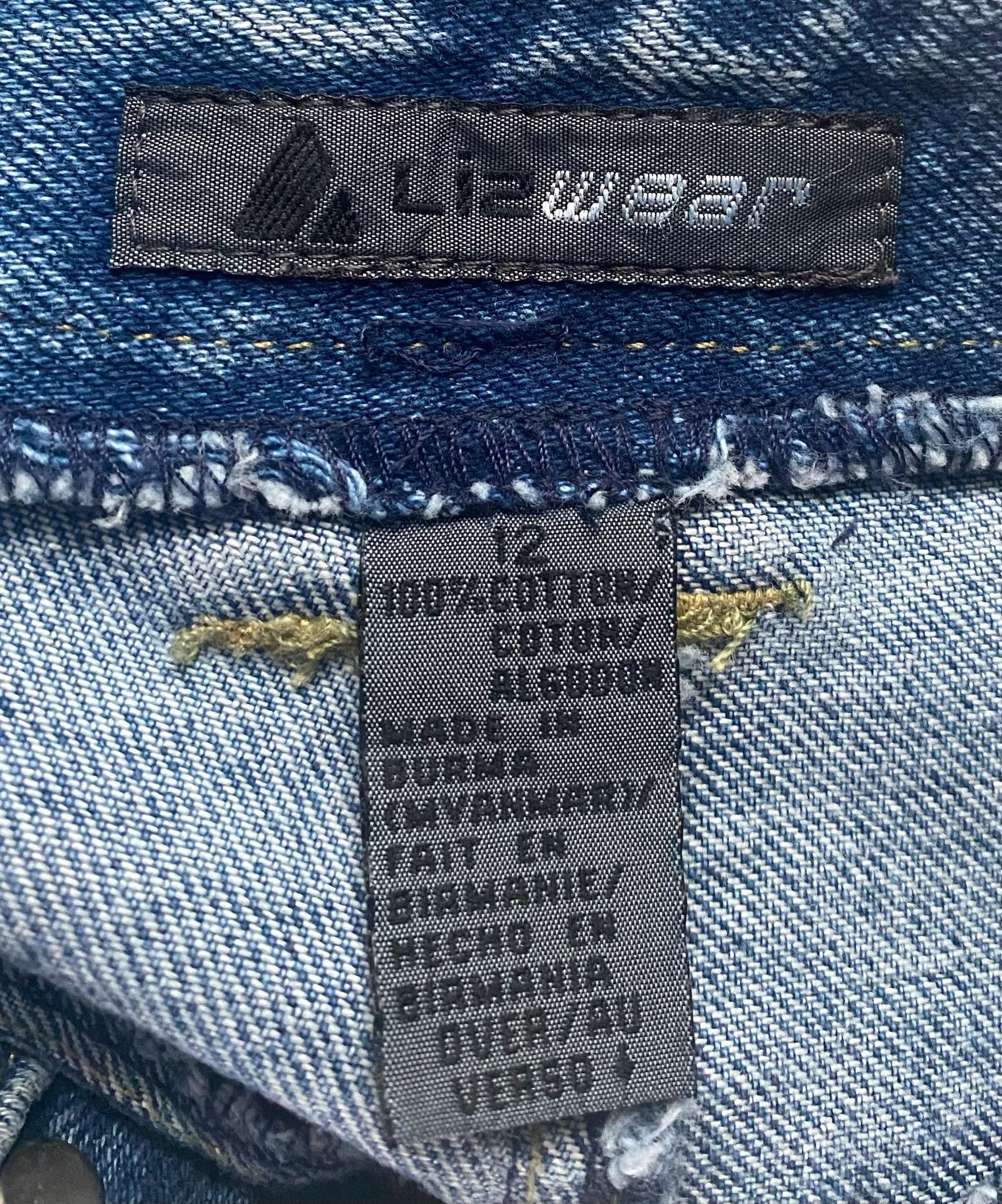 Liz Claiborne 90’s Lizwear Denim Jean Skirt Women’s 30” Waist Size 30" / US 8 / IT 44 - 3 Thumbnail