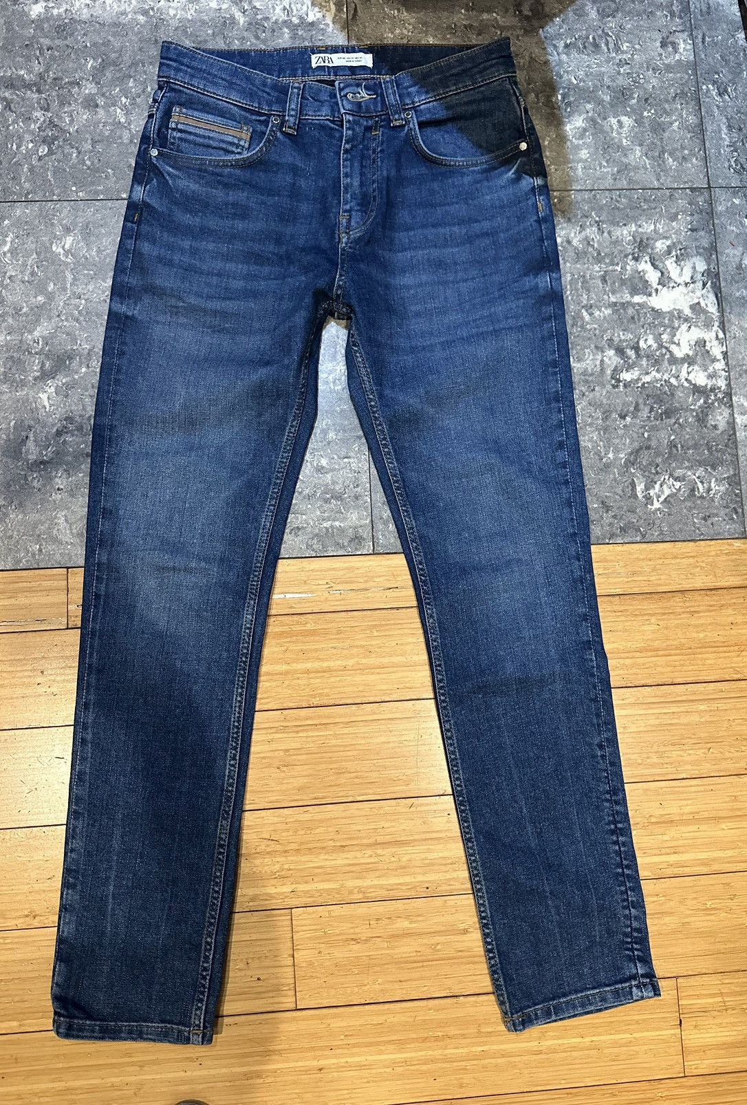 Zara Zara Men’s Slim Jeans Blue Size 31 Size US 31 - 1 Thumbnail