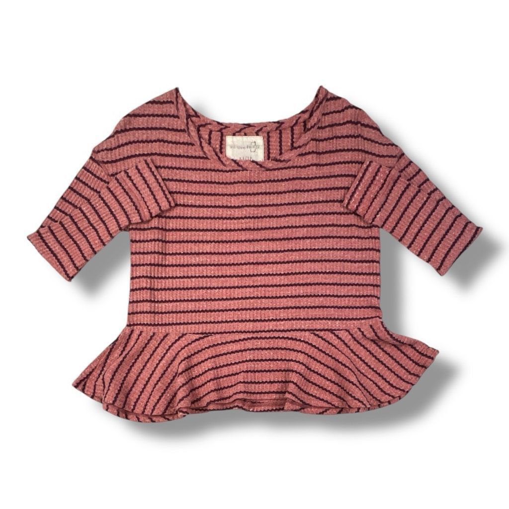 Free People Free People Thermal Peplum Oversized Top Size Extra Small Size XS / US 0-2 / IT 36-38 - 1 Thumbnail
