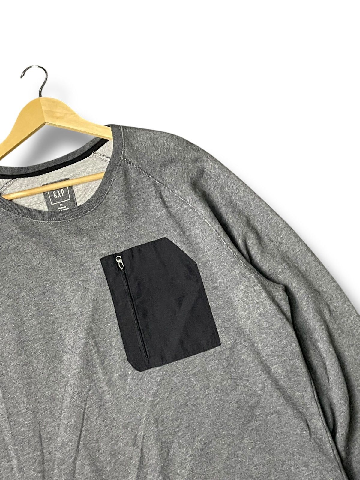 Gap × Japanese Brand × Vintage GAP Men’s Zip-pocket Sweatshirt (80) Size US XL / EU 56 / 4 - 2 Thumbnail