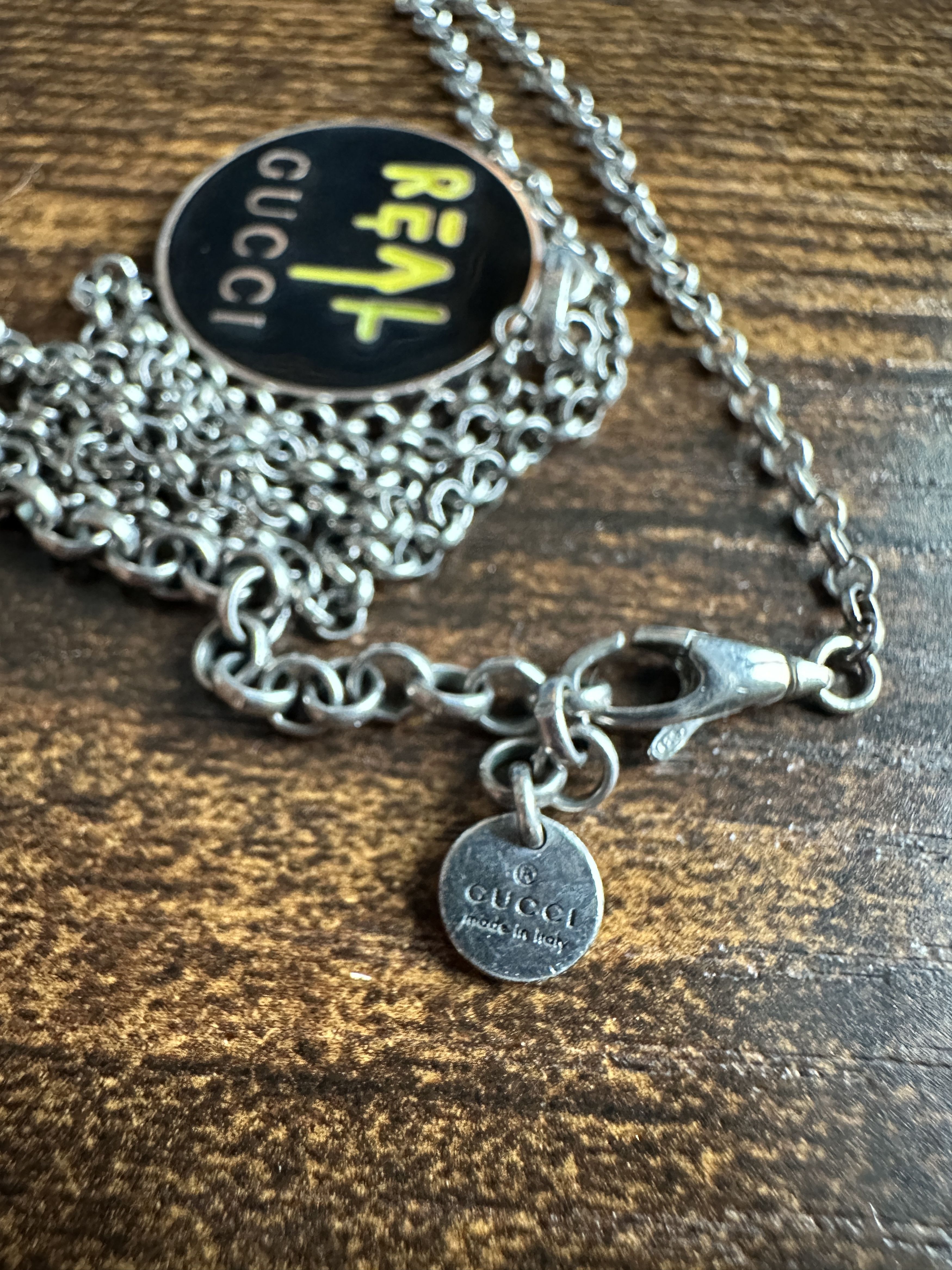 Gucci Gucci Enamel 'REAL' Ghost Necklace Size ONE SIZE - 2 Thumbnail