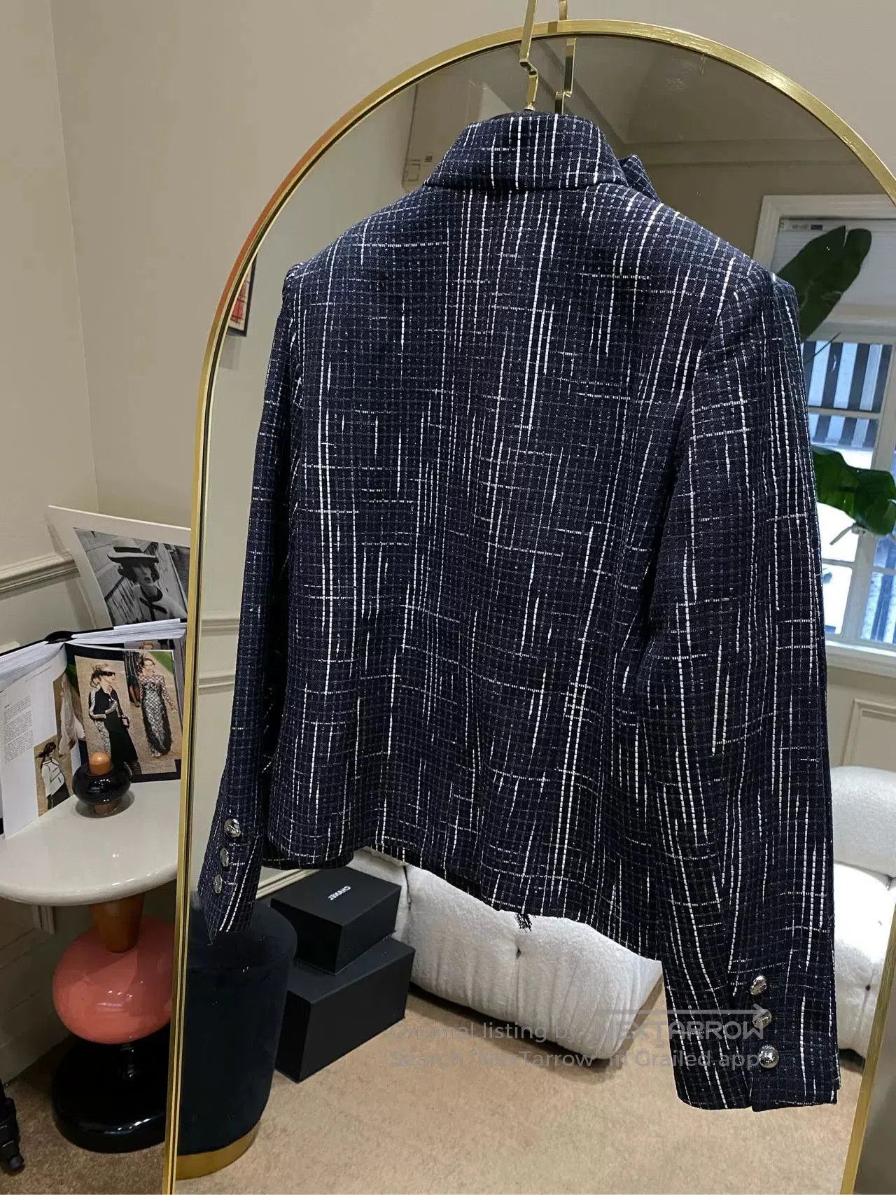 Chanel Chanel 2022 Black Stand-Collar Coat. Size US M / EU 48-50 / 2 - 2 Thumbnail