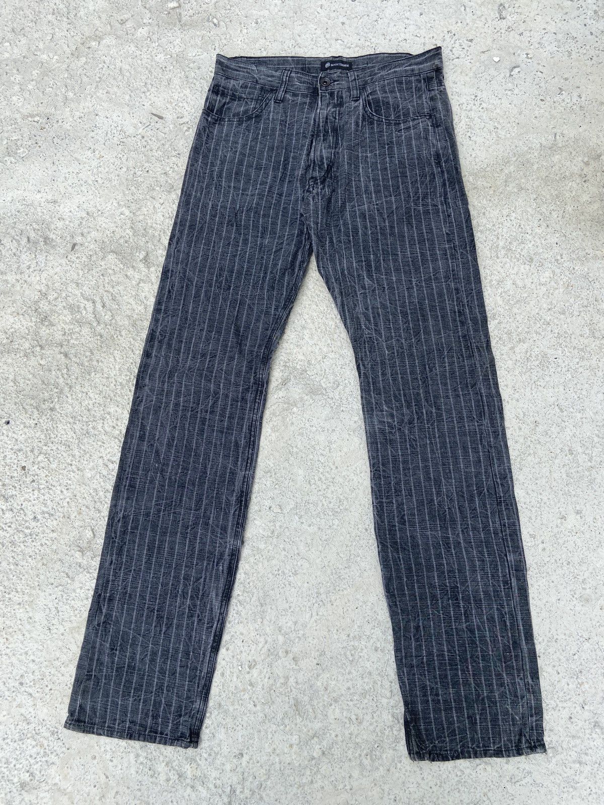 If Six Was Nine × Japanese Brand × Vintage Vintage Hickory Stripe Denim Size US 30 / EU 46 - 16 Thumbnail