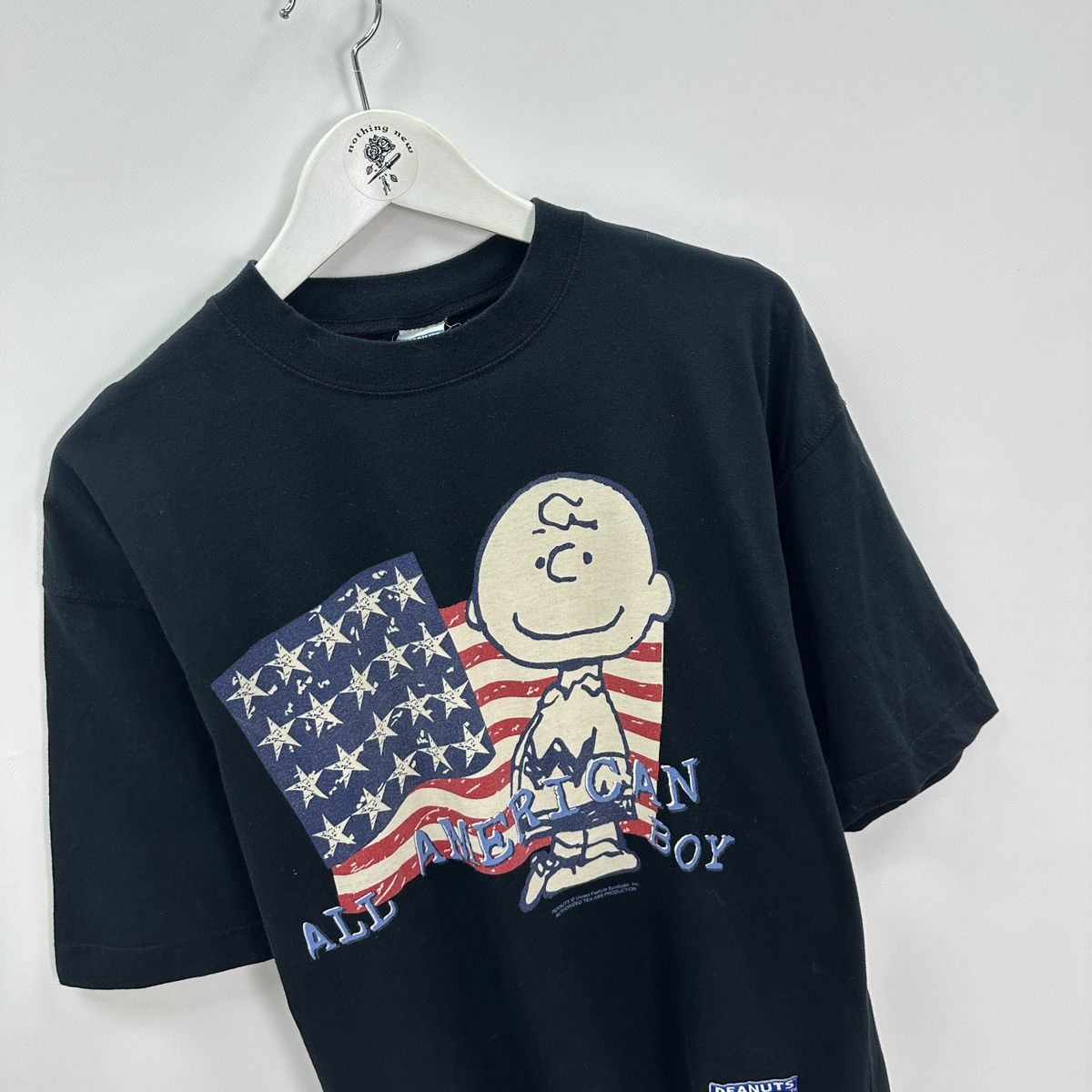 Vintage Vintage 90s Peanuts All American Boy tee 50 year celebration Size US M / EU 48-50 / 2 - 4 Thumbnail
