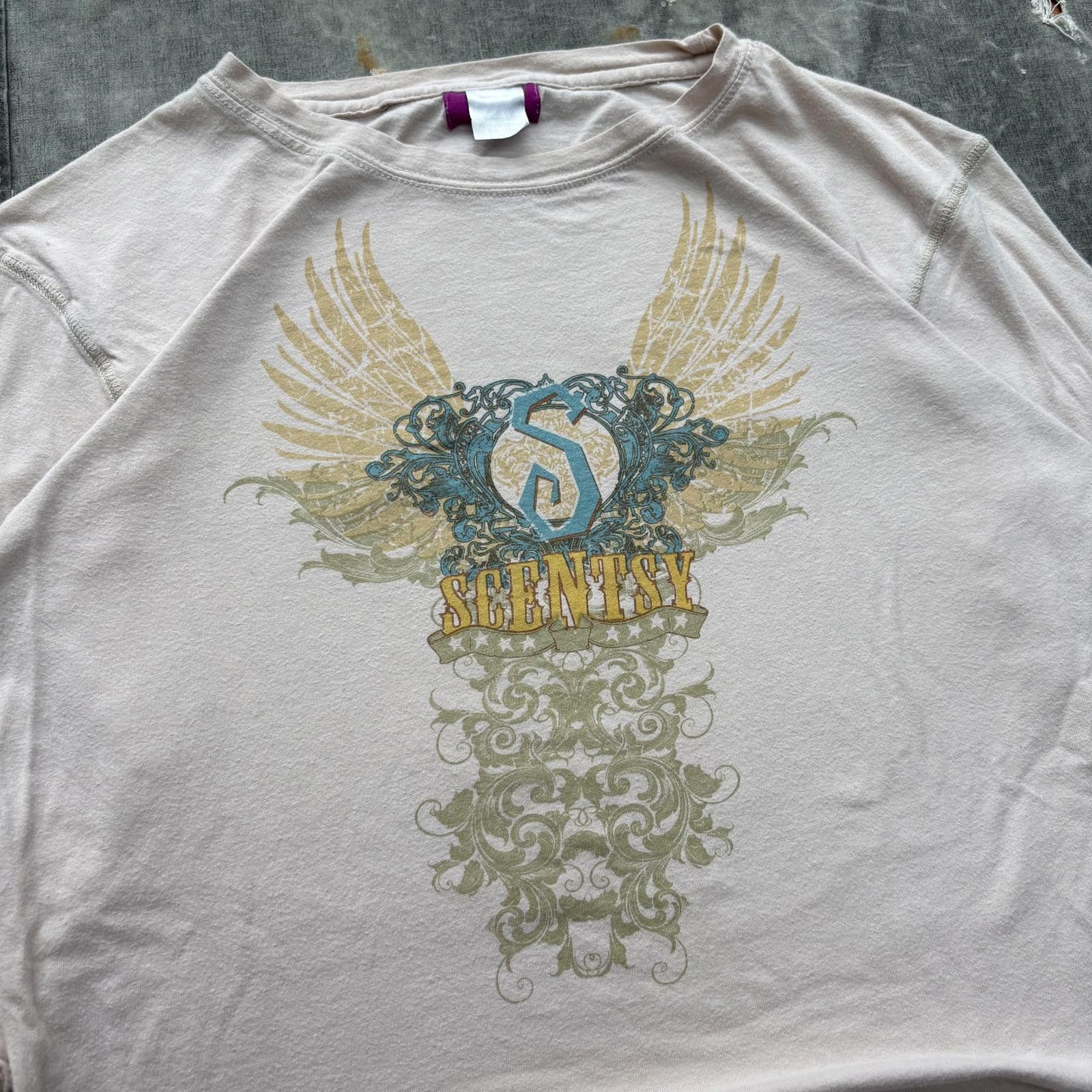 Vintage Vintage Y2K Scentsy Affliction Style Wings Grunge Shirt Size M / US 6-8 / IT 42-44 - 2 Thumbnail