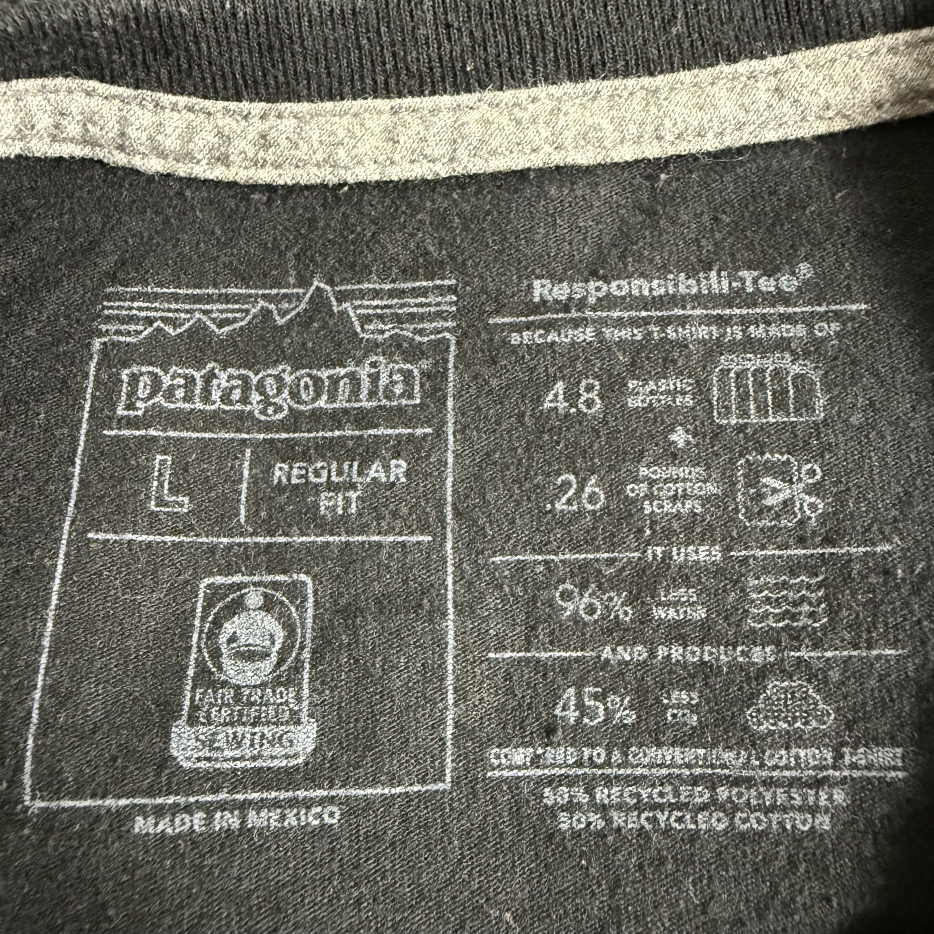 Patagonia 🔥RARE🔥Patagonia Big Logo Regular Fit Single Pocket T-shirt Size US L / EU 52-54 / 3 - 5 Thumbnail