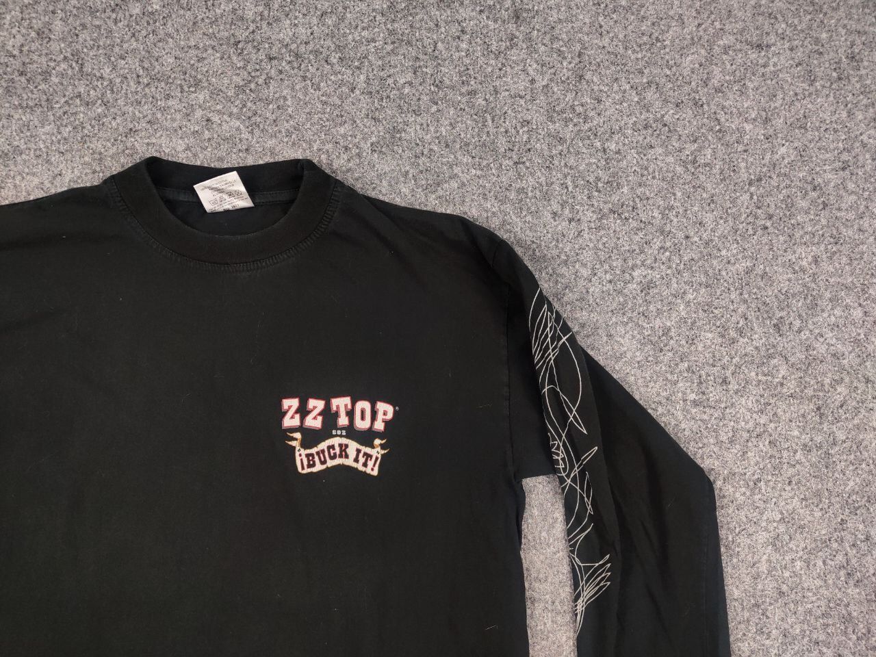 Band Tees Vintage ZZ Top 2002 Buck in Tour T Shirt Longsleeve Size US S / EU 44-46 / 1 - 9 Thumbnail