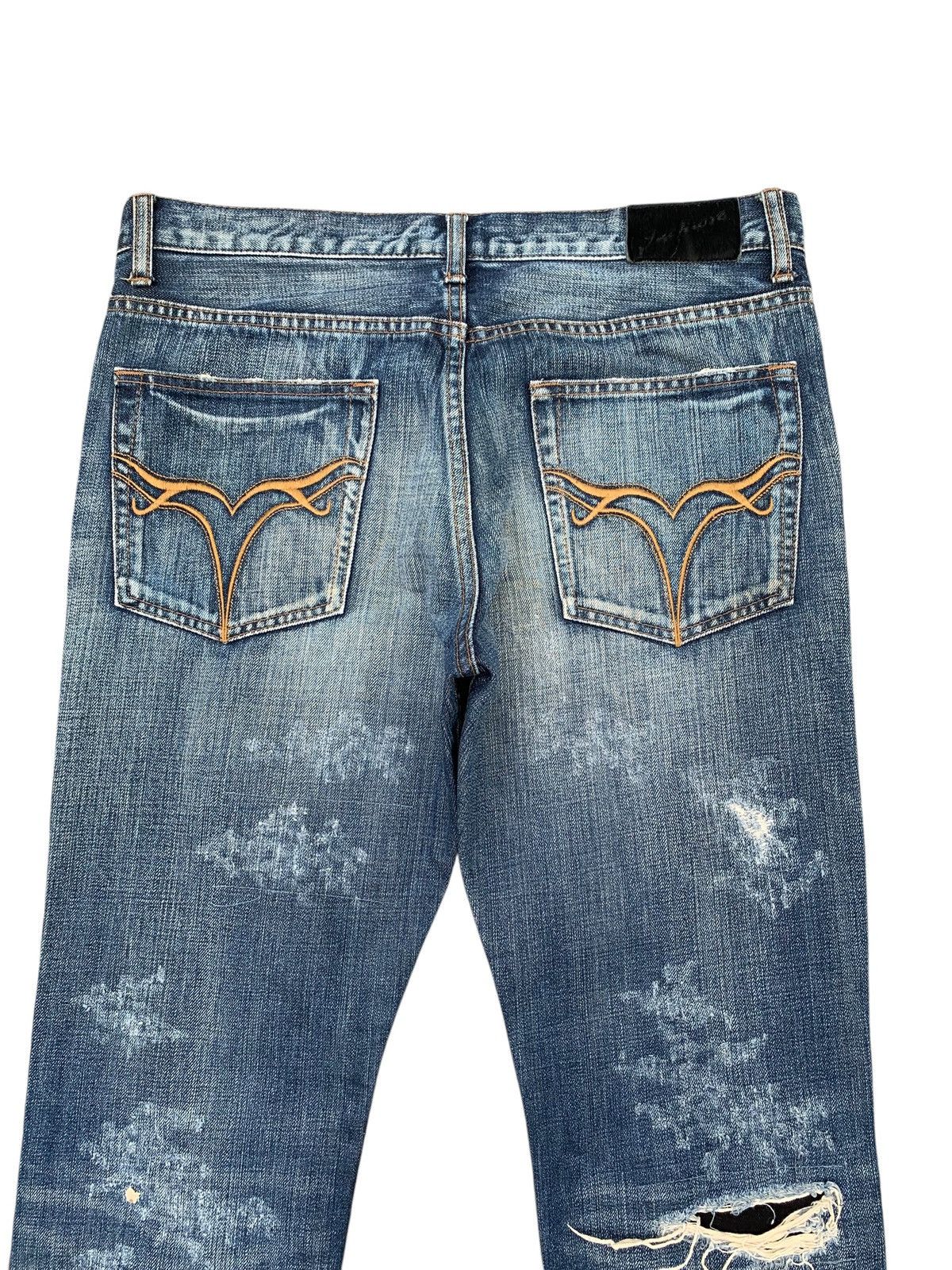 JACKROSE RARE💥FLARE JACKROSE TRASHER MUDWASH DISTRESSED DENIM Size US 32 / EU 48 - 8 Thumbnail