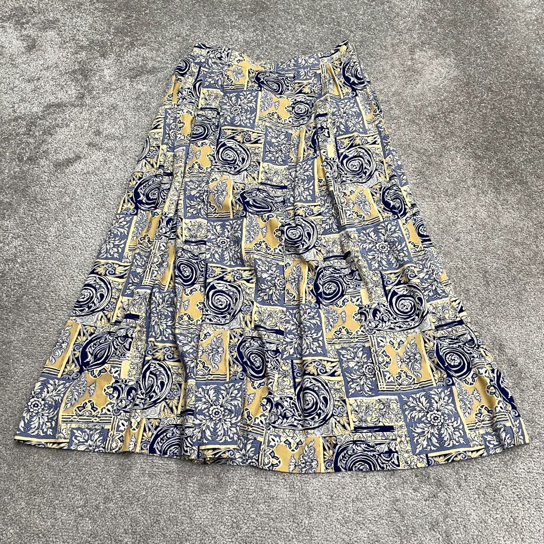 Pendleton Pendleton Vintage Set Of 2 Pleated Skirt Blouse Women 10 Multi Floral Coordinate Size L / US 10 / IT 46 - 4 Thumbnail