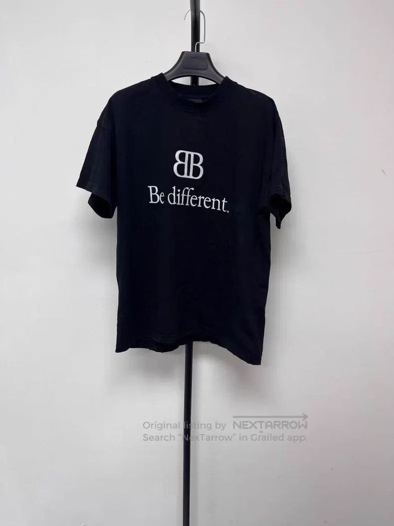Balenciaga Balenciaga 2B Logo Embroidered Round Neck Short Sleeve T-S Size US M / EU 48-50 / 2 - 1 Thumbnail