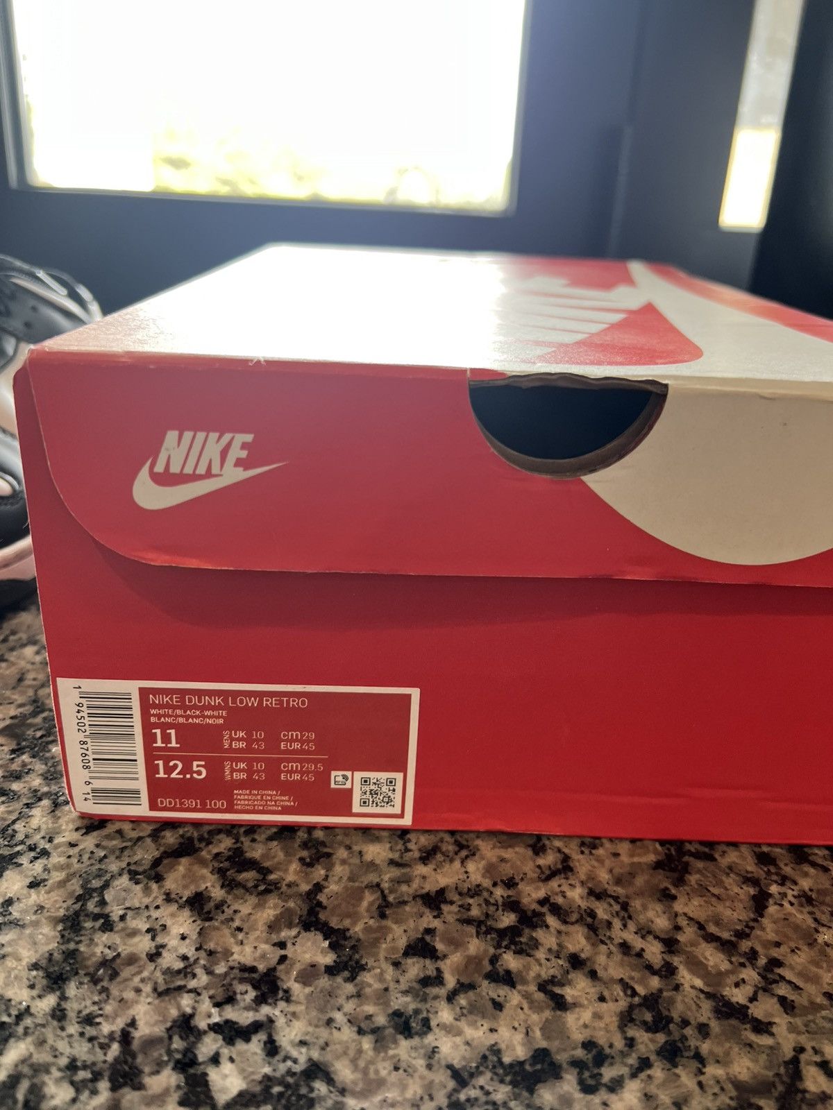 Nike 2021 Dunk Low 'Black White' 🐼 Size US 11 / EU 44 - 7 Thumbnail