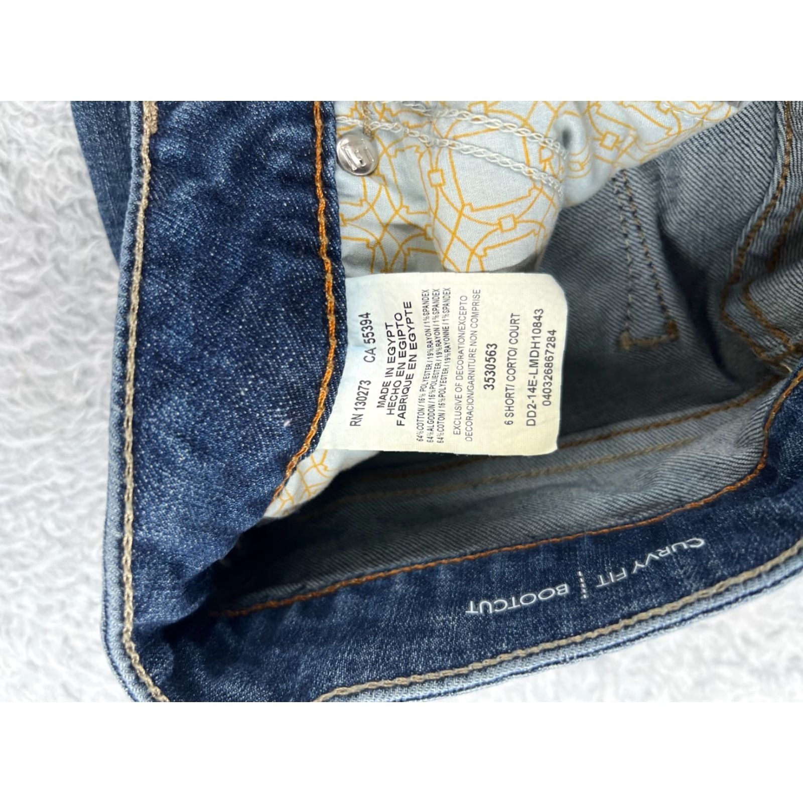 Lee Lee Jeans Womens Bootcut Denim Blue 26x28 Regular 6 Cotton Blend Zipper Distressed 5-Pocket Western Cowboy Southwestern American Designer Mens? Size 28" / US 6 / IT 42 - 7 Thumbnail