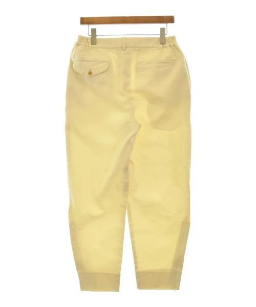 Comme des Garcons Homme Deux Casual Pants Polyester Zipper Hem Plain Slacks Off White Size US 29 - 2 Thumbnail