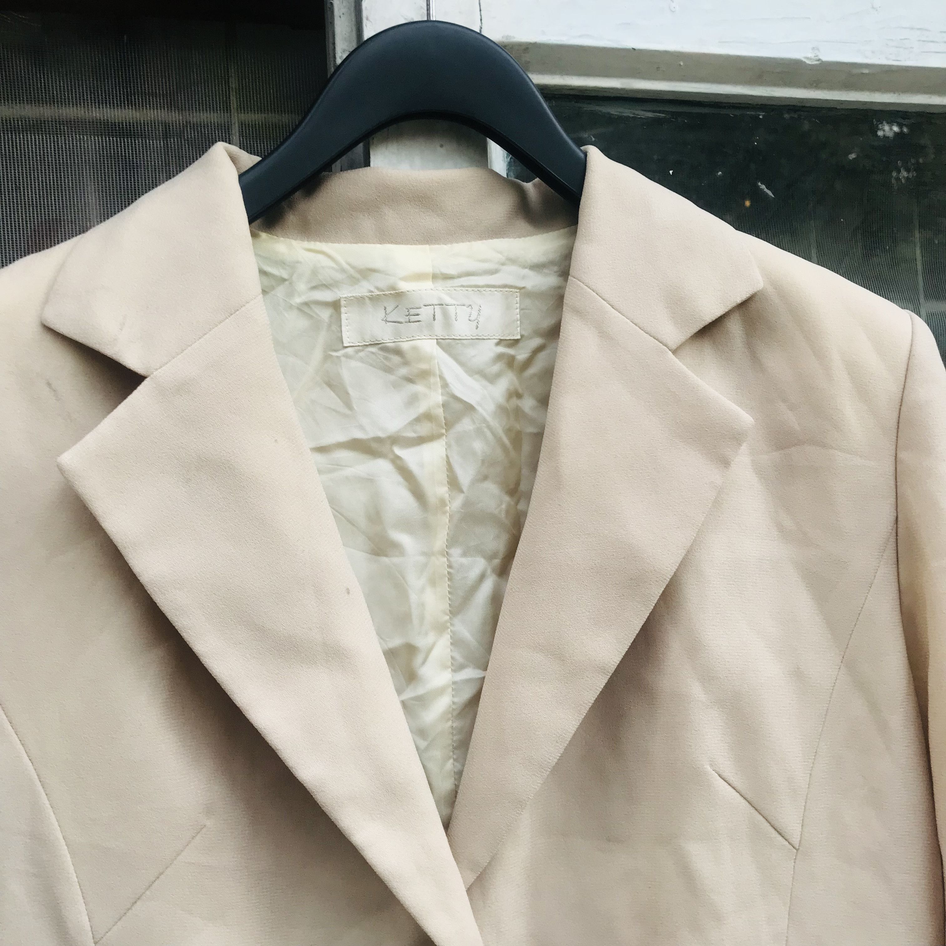 Le Grande Bleu (L.G.B.) × Vintage Vintage Ketty Ethereal Silk Blazer Size M / US 6-8 / IT 42-44 - 2 Thumbnail
