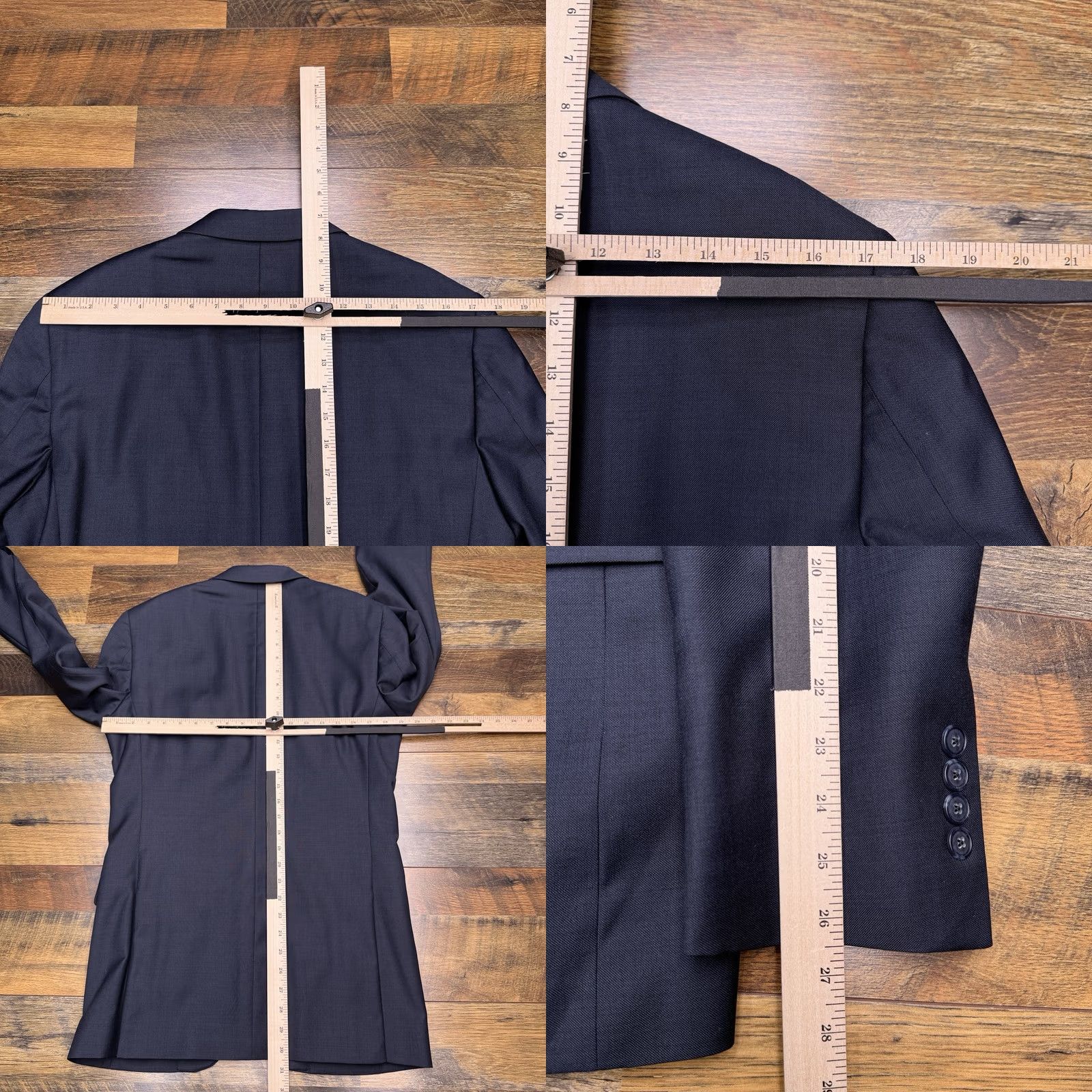 Jos. A. Bank Jos A Bank Travelers Collection Suit Jacket 38 Long Wool Blazer Size 38R - 9 Thumbnail