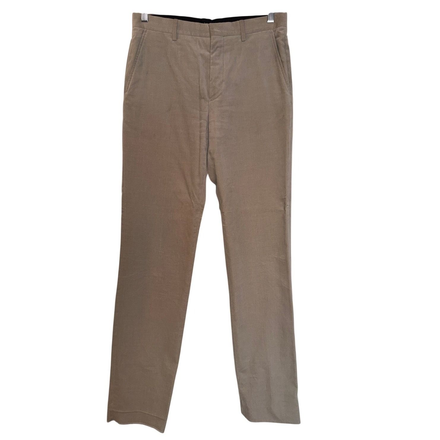 Dries Van Noten Dries Van Noten Beige Suede Chinos Size US 32 / EU 48 - 1 Thumbnail