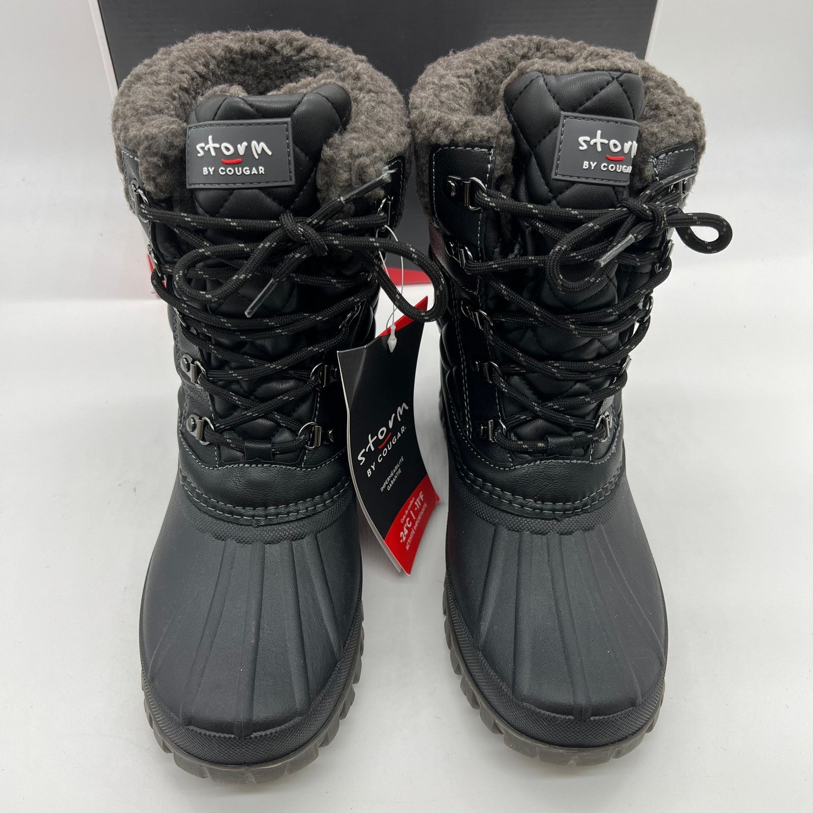 Other Cougar Waterproof Winter Boots Size 10 Black Quilt Carlisle Size US 10 / IT 40 - 4 Thumbnail