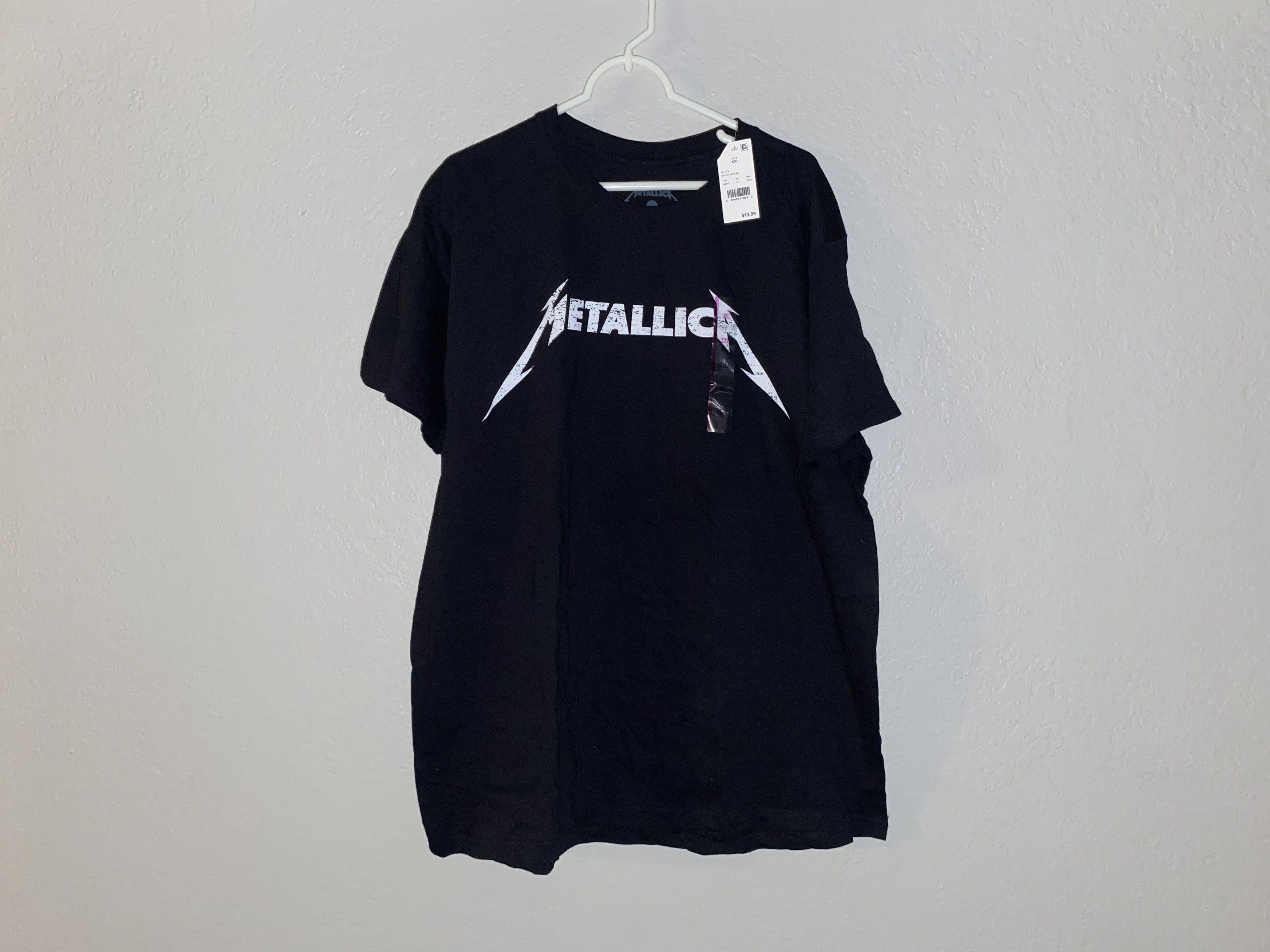 Band Tees × Metallica METALLICA Classic Logo tee T shirt 2XL Blackout Merch XXL us Size US XXL / EU 58 / 5 - 1 Thumbnail