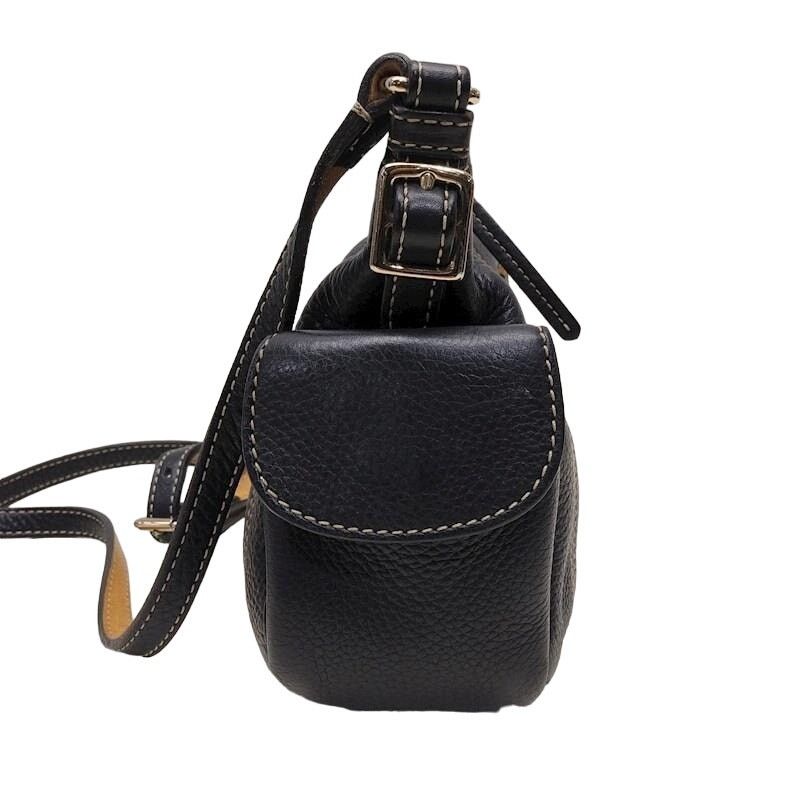 Dooney & Bourke Dooney & Bourke Black Pebbled Leather Hobo Shoulder Bag Size ONE SIZE - 3 Thumbnail